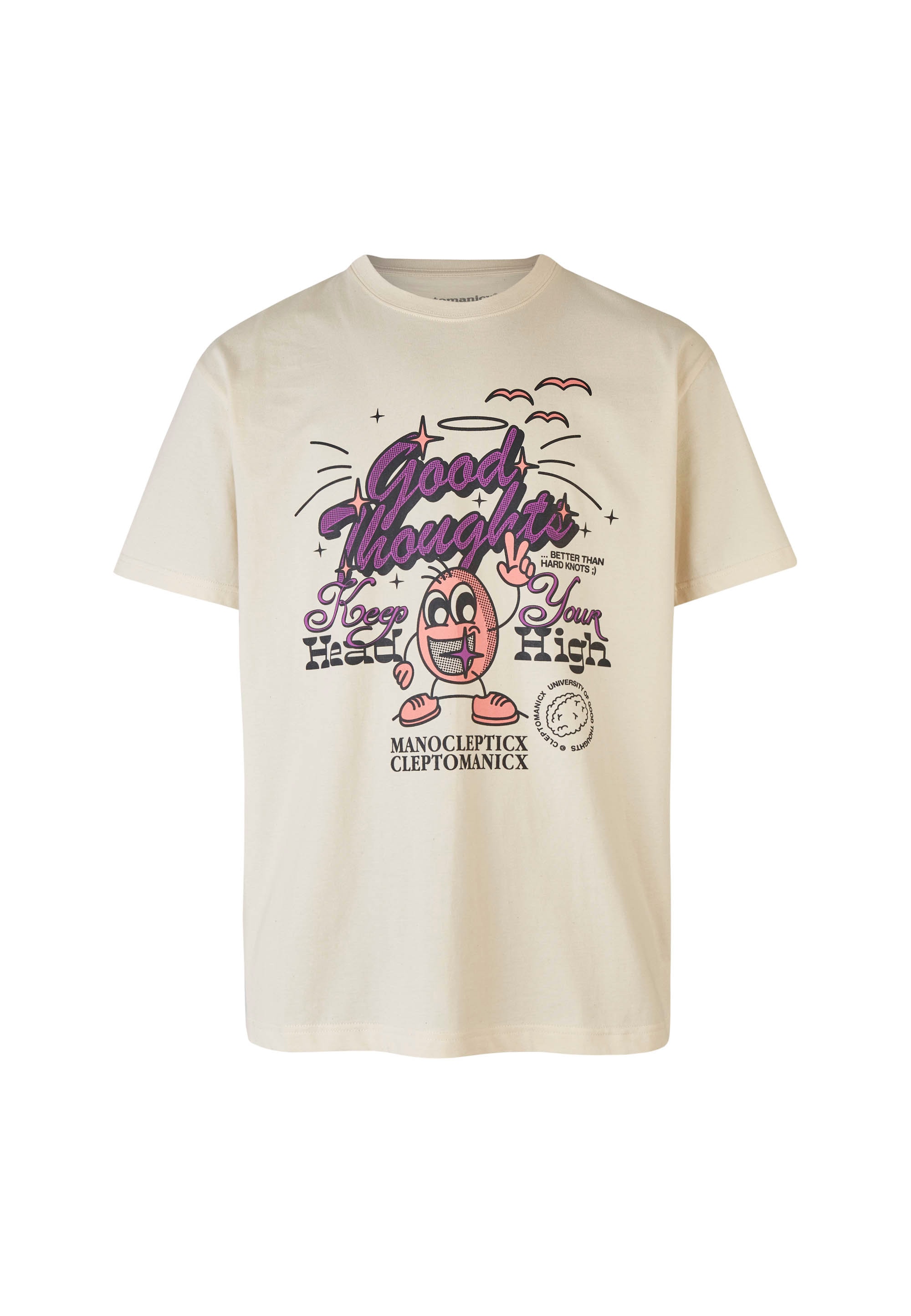 Cleptomanicx T-Shirt »Good ▷ BAUR Vibes«, bestellen | mit großflächigem Rückenprint
