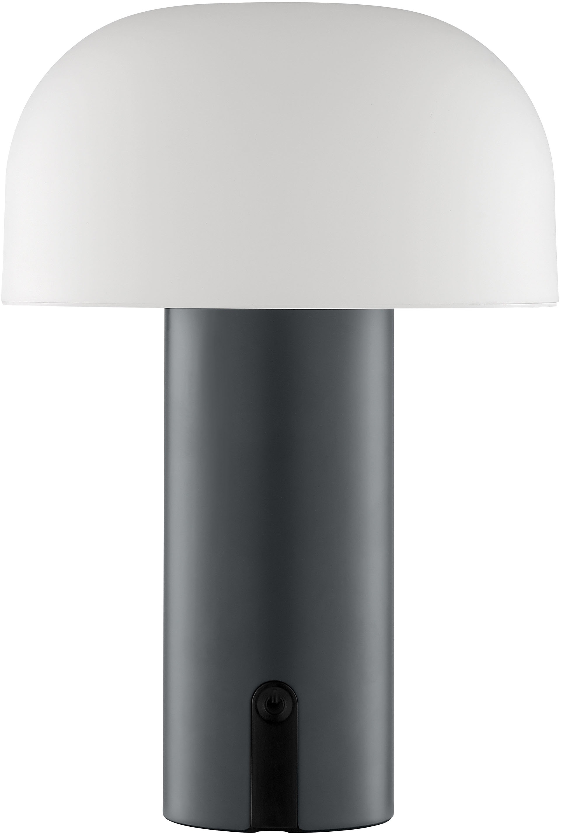 Brilliant LED Außen-Tischleuchte »Mattis« LED-Modul 1 Stk. Warmweiß mit Akku, 21 x 15 cm, 240 lm, 2700 K, dimmbar, IP44, grau/weiß