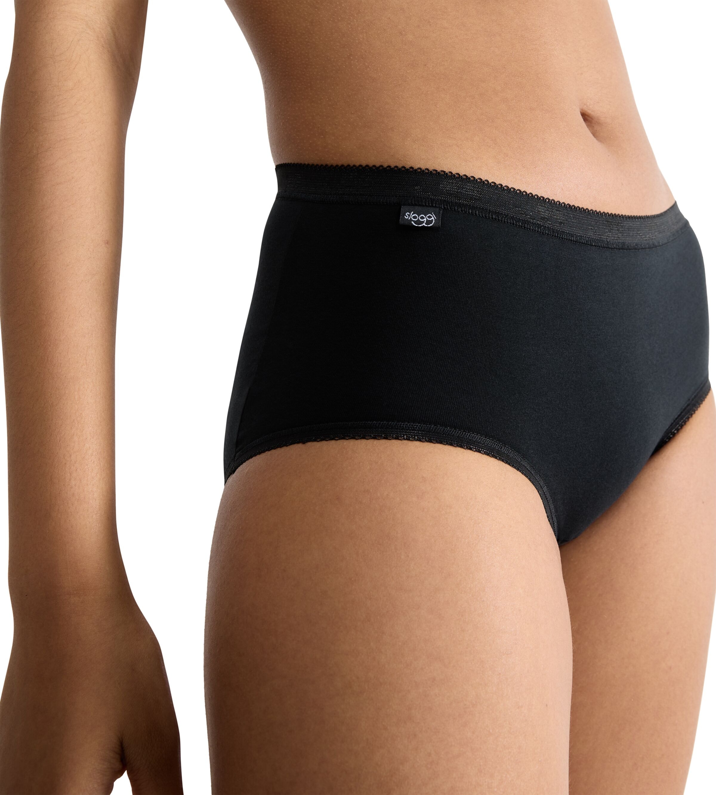 sloggi Slip »Basic+ Midi C3P«, (3er Pack), perfekter Sitz