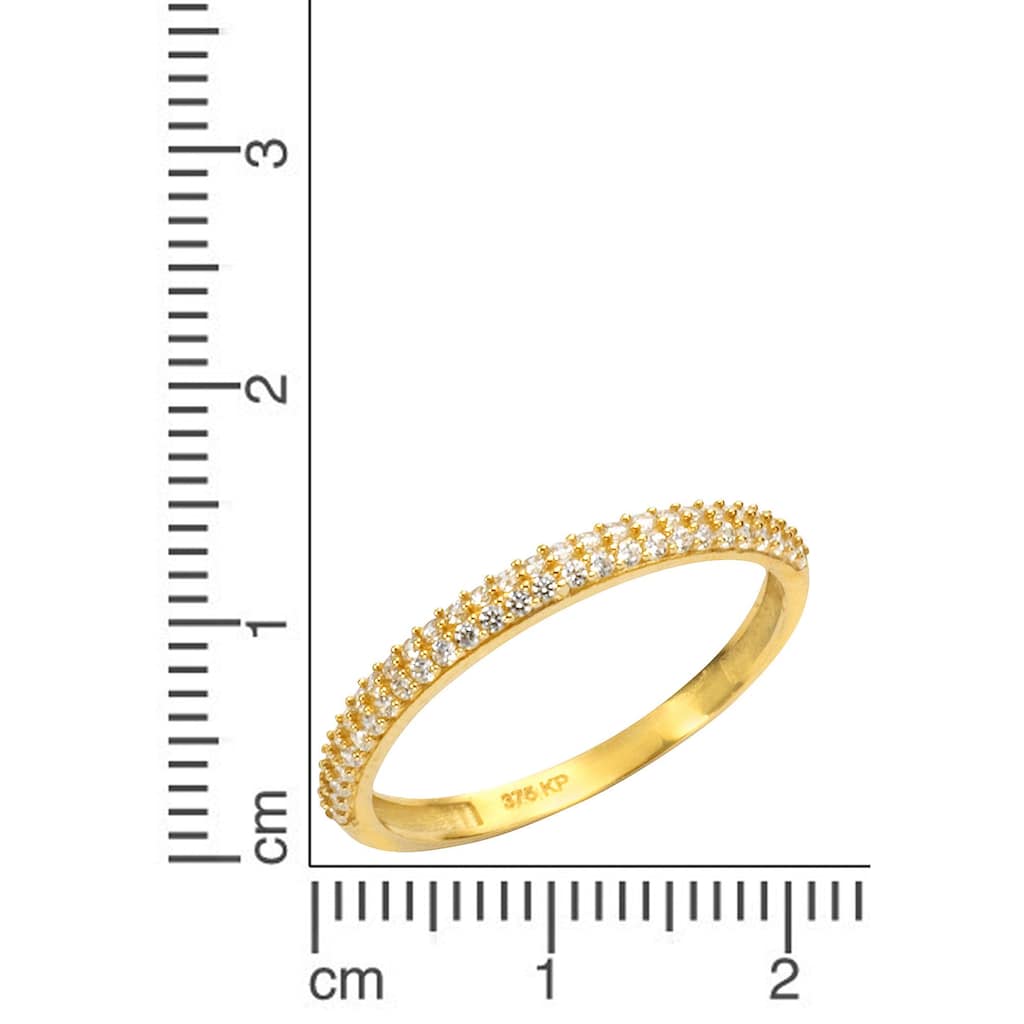 Firetti Goldring »Schmuck Geschenk Gold 375 Damenring Goldring«