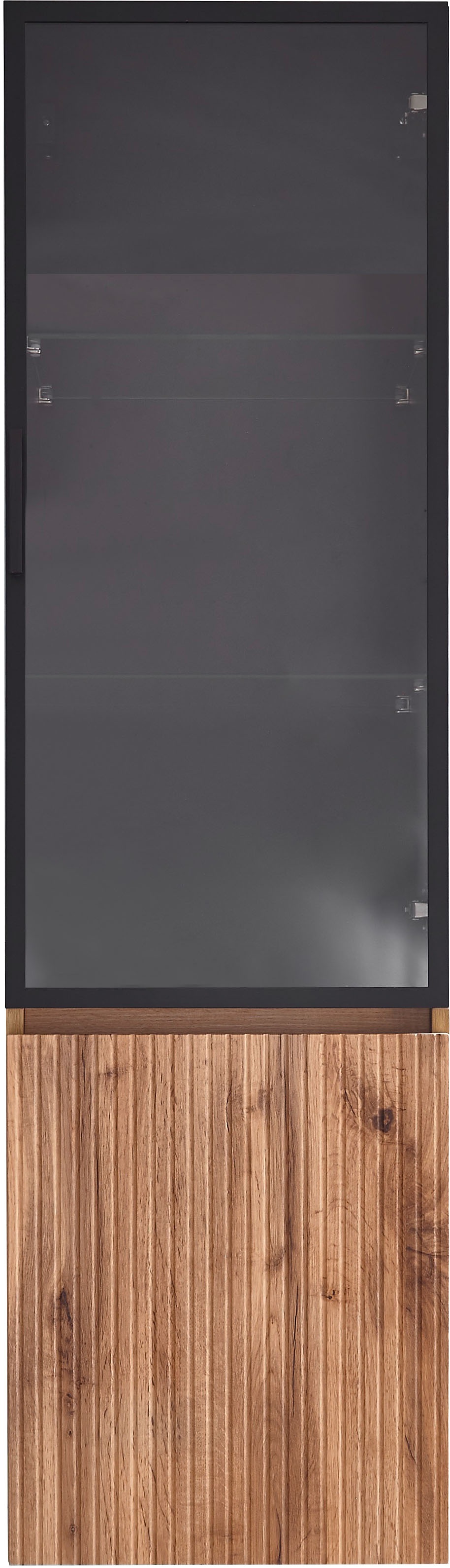 BASIC by Balculina Hochschrank »Loris BxHxT 40x140x32 cm« 1 Stk. tlg. Breite 40cm, Softclose, Glastür