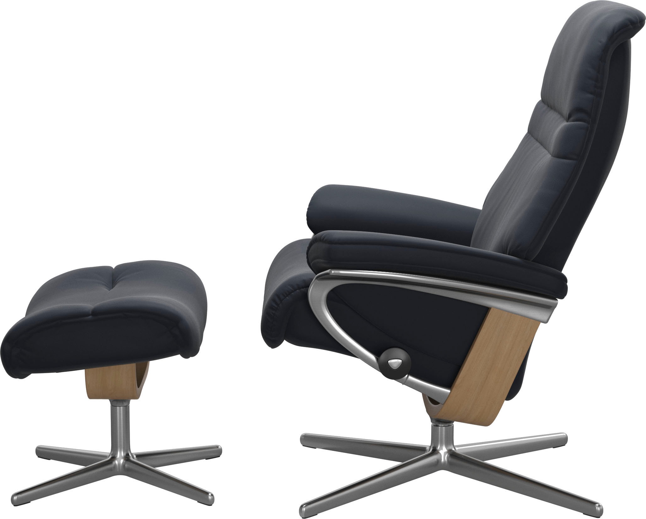 Stressless® Relaxsessel »Sunrise«, mit Cross Base, Größe S, M & L, Holzakzent Eiche