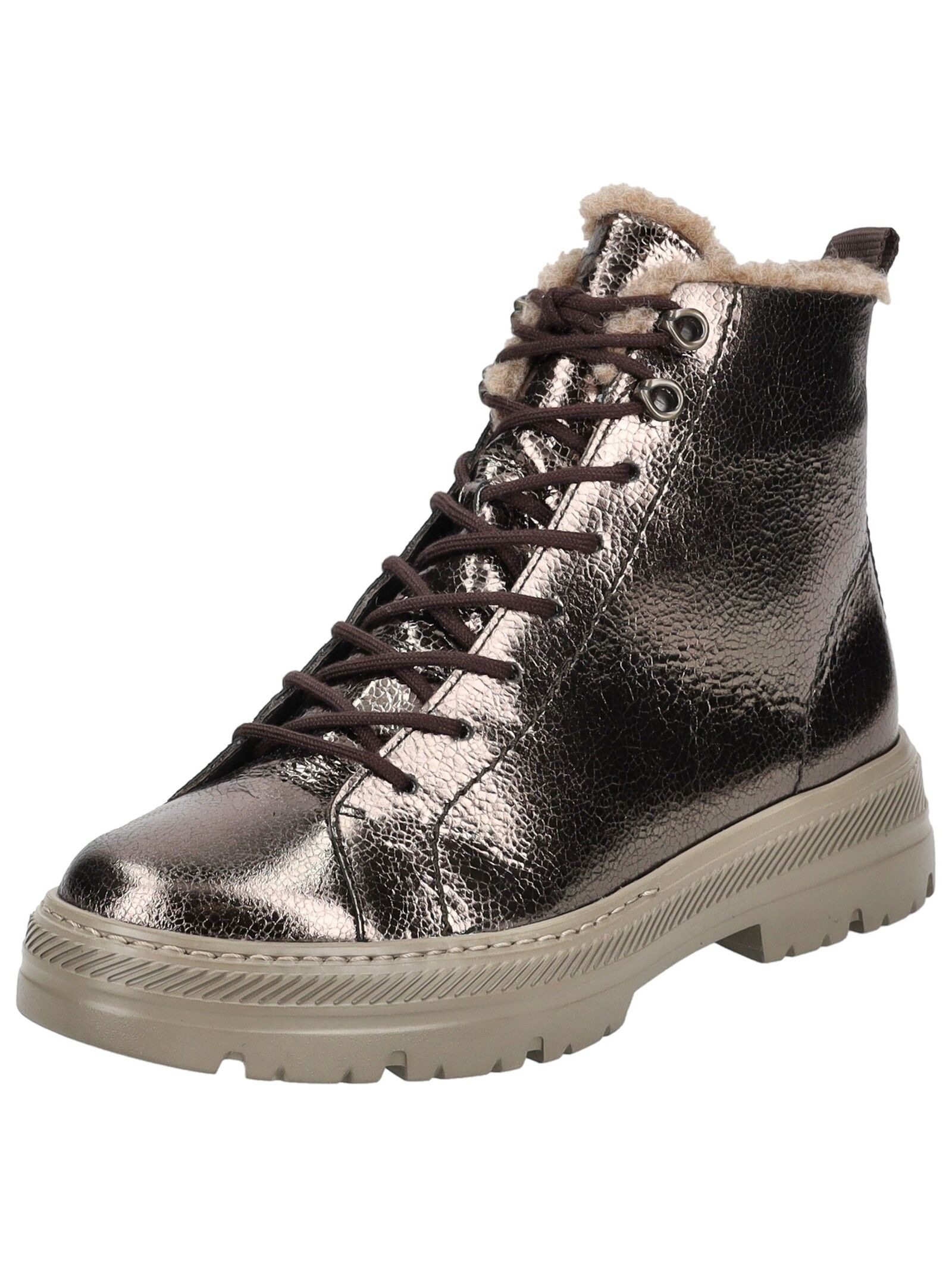 Paul Green Schnürstiefelette "Paul Green Stiefelette Leder" günstig online kaufen