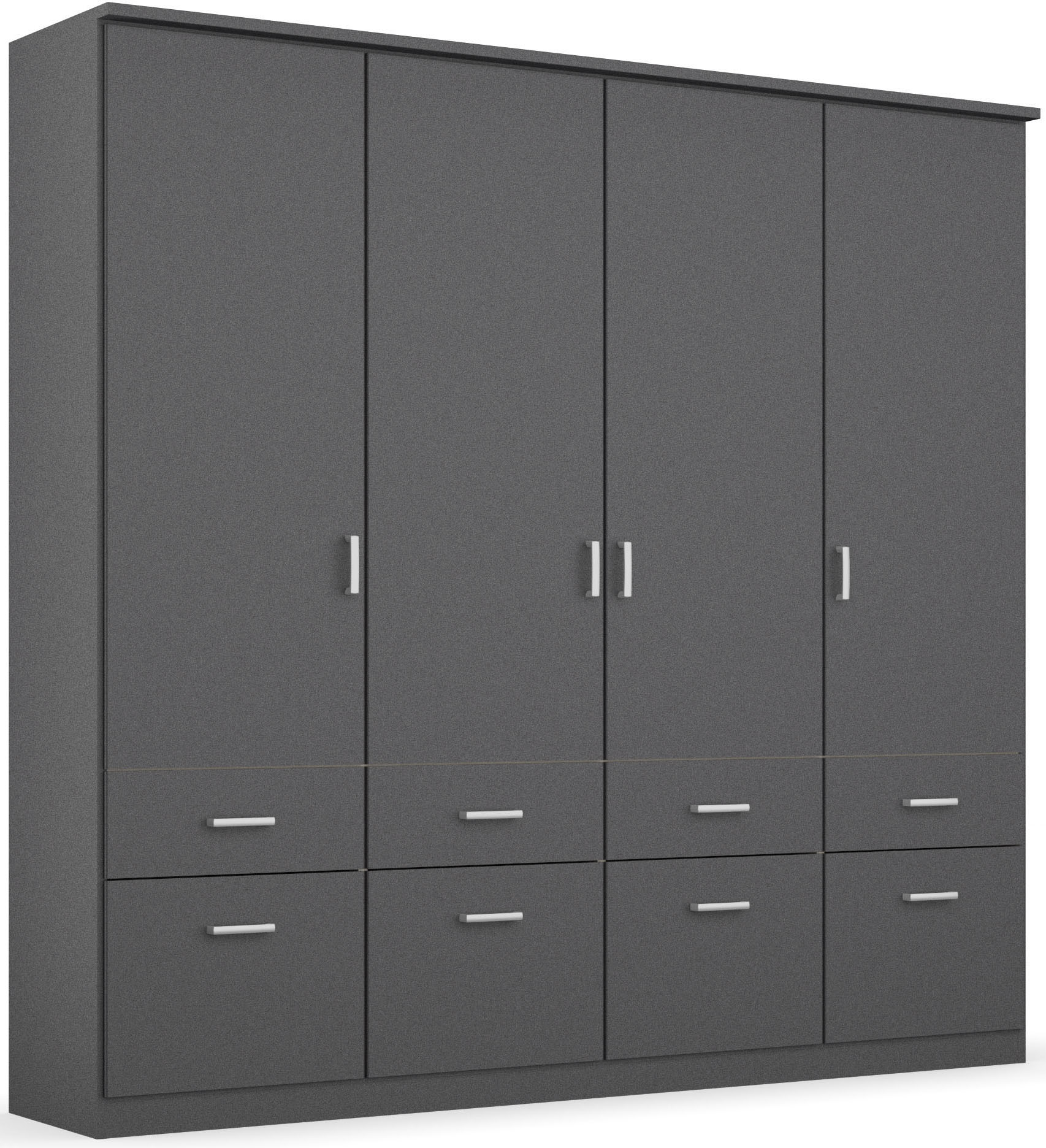 rauch Kleiderschrank "Kleiderschrank Schrank Garderobe deckenhoher Schrank BREMEN" optional mit Spiegel, Breiten: 91/136/181 cm, Höhe: 199 cm, in vielen Farbvariationen, inkl. Kranzblende MADE IN GERMANY