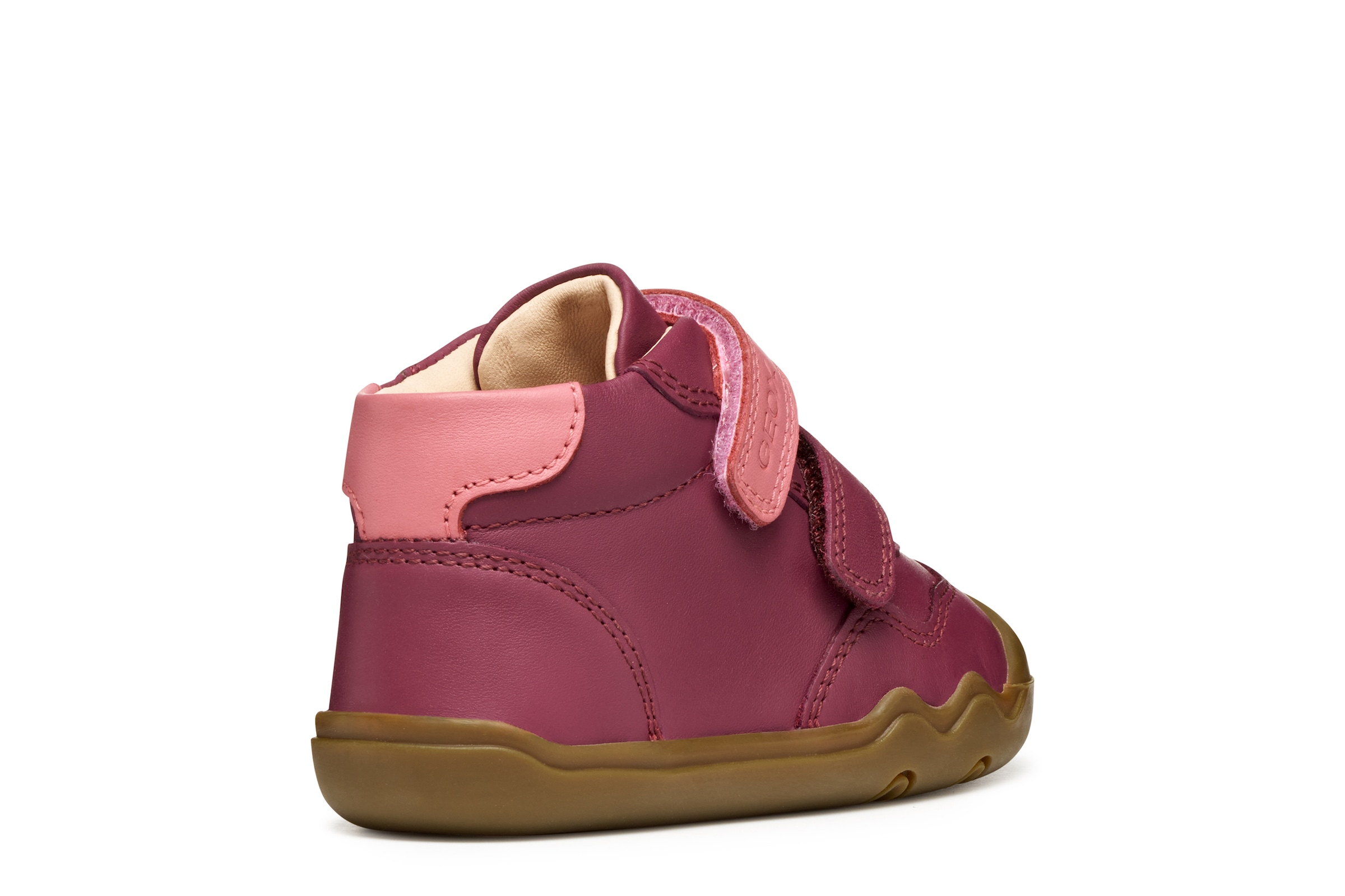 Geox Klettboot »B STEPPIEUP GIRL«, Barfußschuh mit Klettverschluss, Größenschablone zum Download