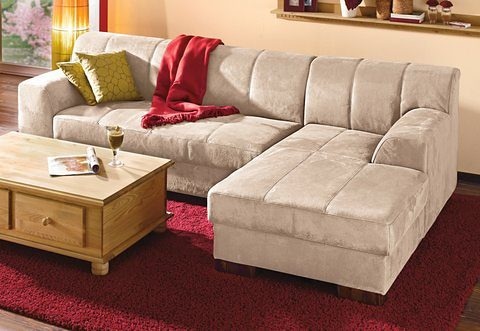 Home affaire Ecksofa "Falk klare Linien, elegant und zeitlos, L-Form", mit günstig online kaufen