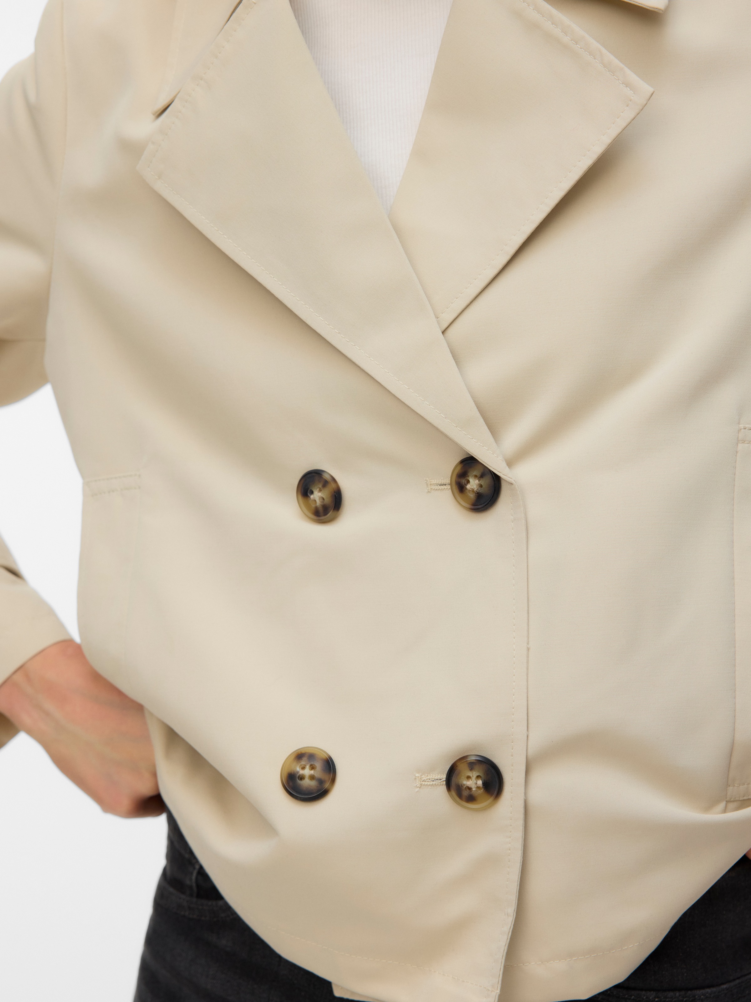 Vero Moda Kurzjacke "VMCHLOEMIA SHORT TRENCHCOAT GA NOOS" günstig online kaufen