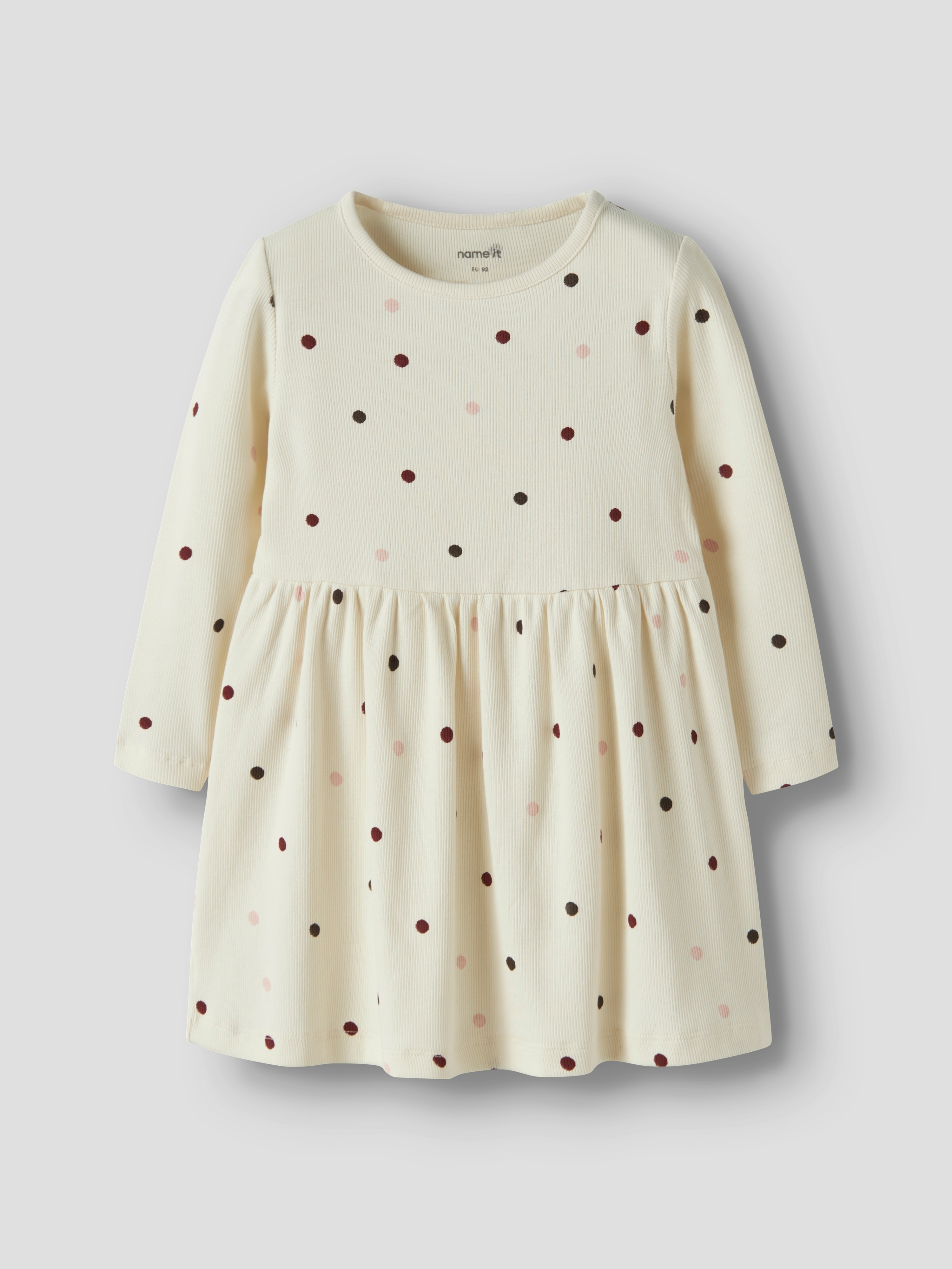 Name It Jerseykleid "NMFNUTTI LS DRESS NOOS" Baumwollmischung, regular fit