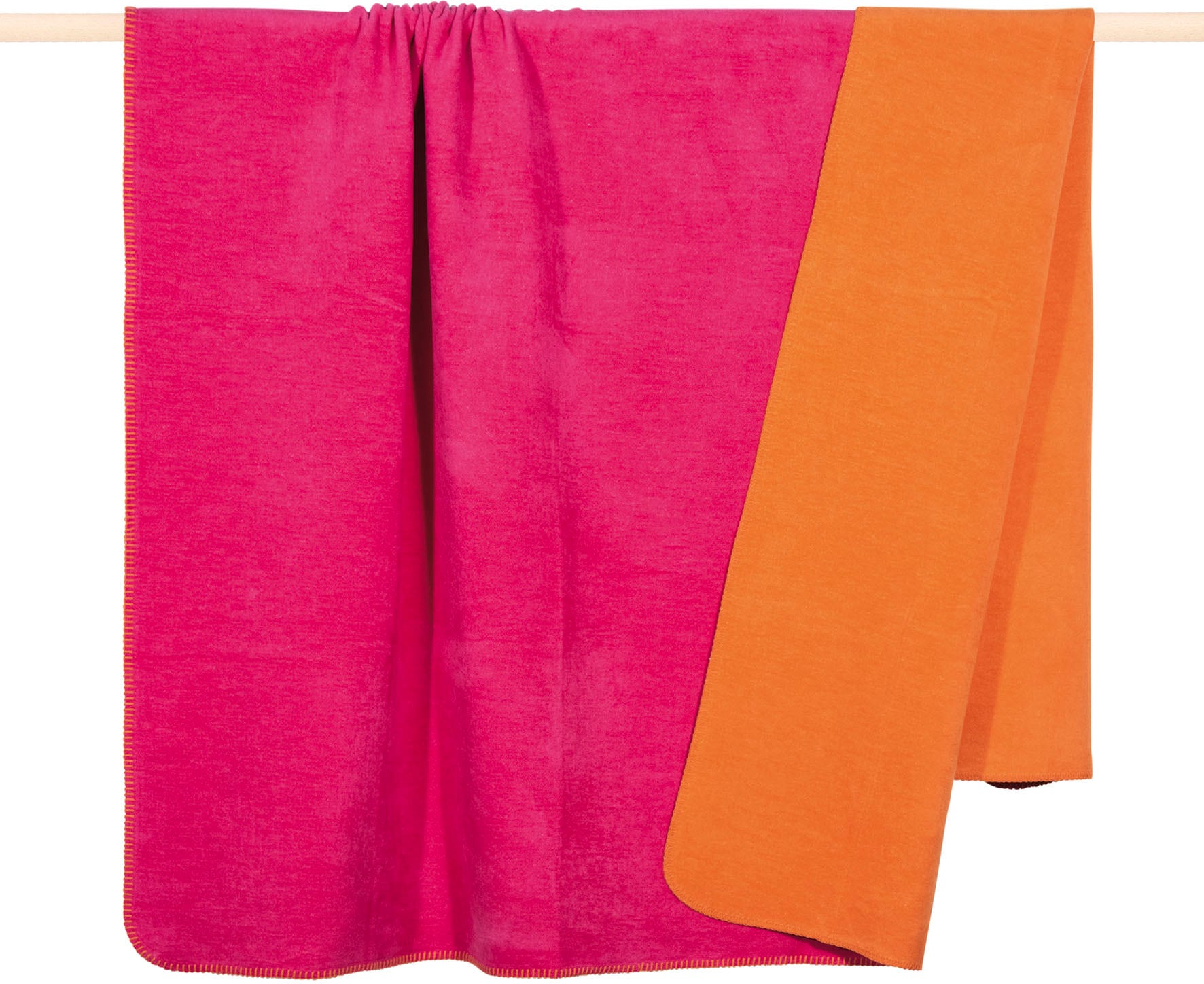 PAD Wohndecke "HOBART" Made in Europe, Uni Farben, Wendefunktion, 150x200 c günstig online kaufen