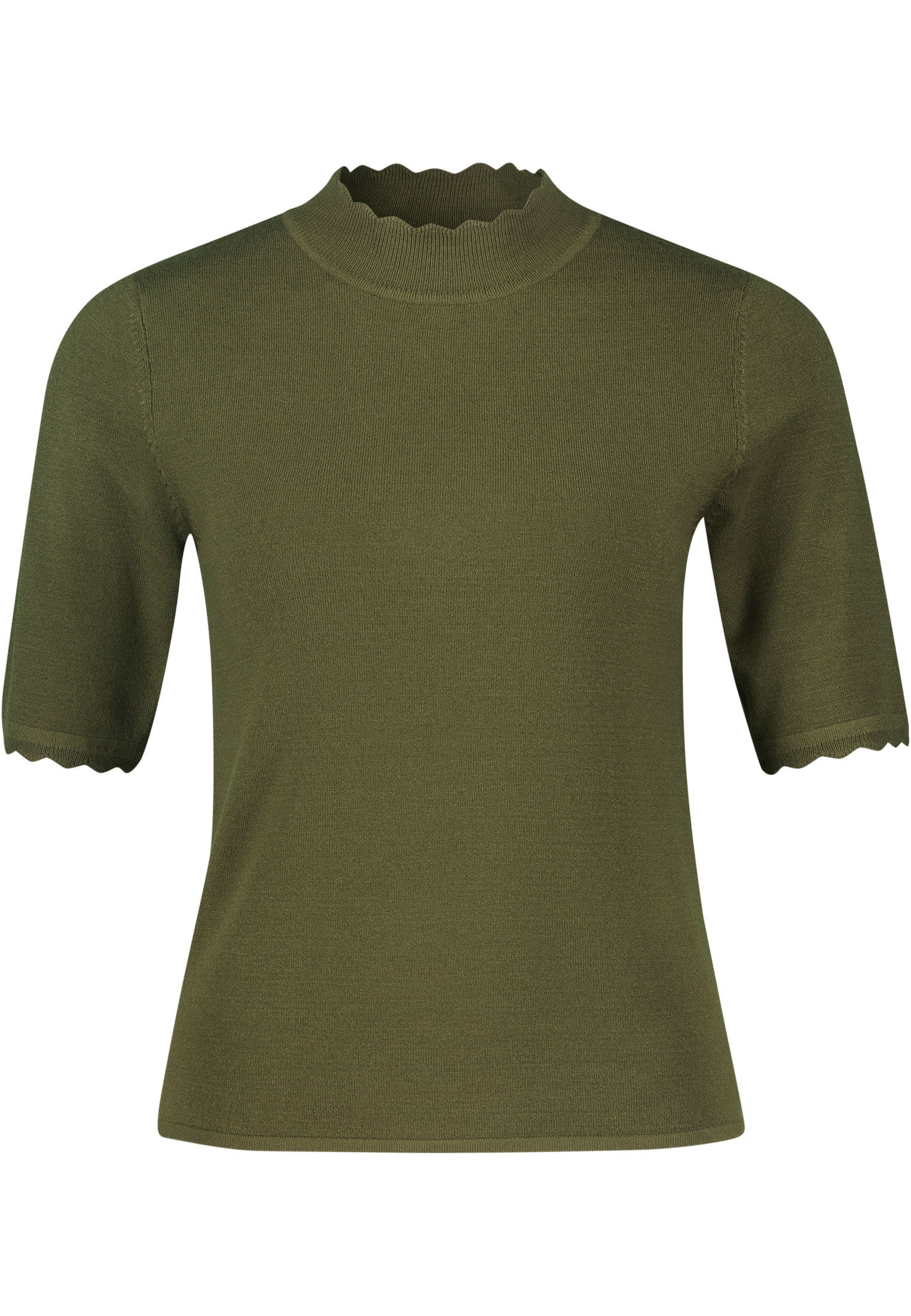 Zero Kurzarmshirt »zero Feinstrickpullover kurzarm«, (1 tlg.), weiteres Detail