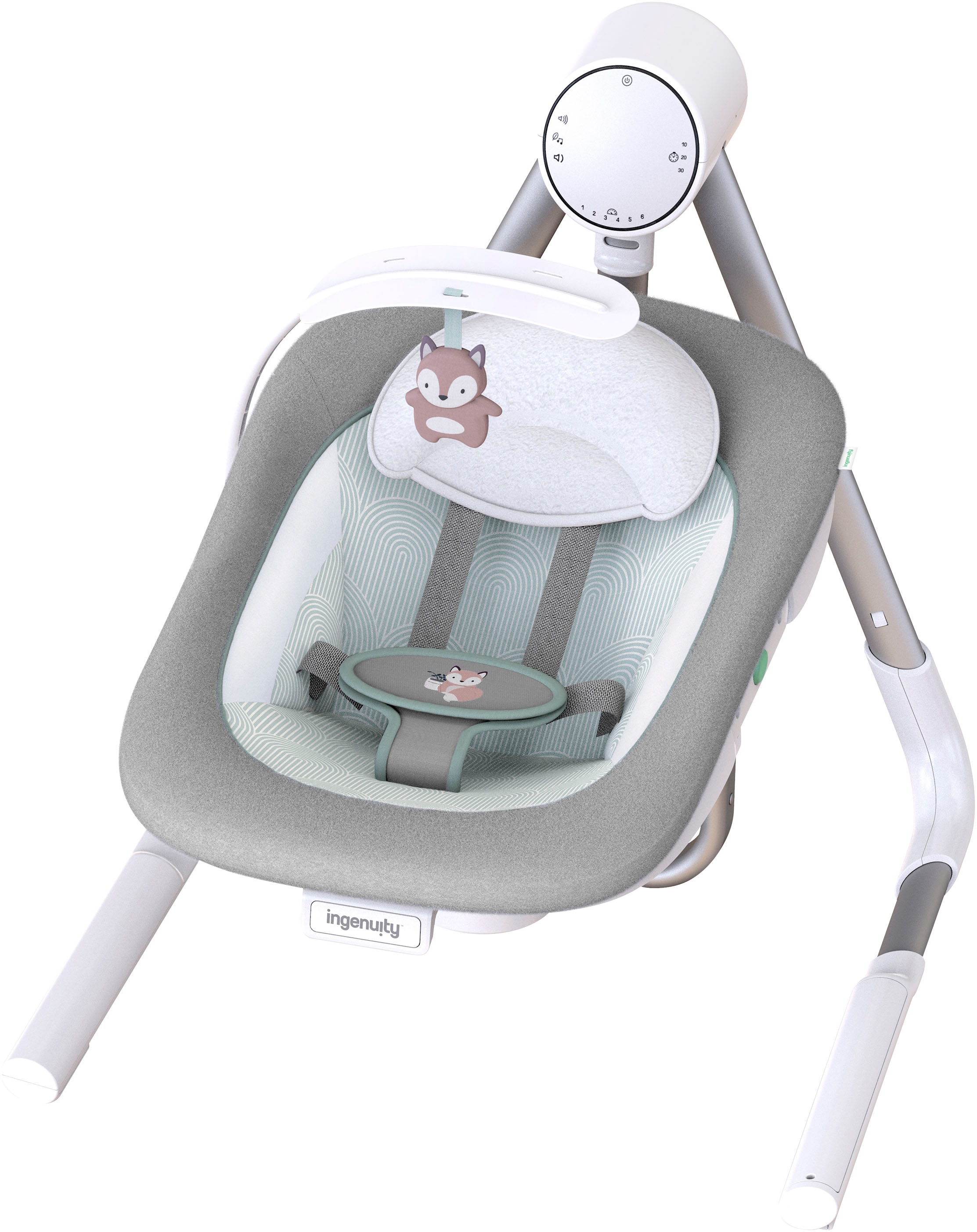 ingenuity Babywippe »AnyWay Sway Dual-Direction Portable Swing – Ray« bis 9 kg mit Sound-Effekt