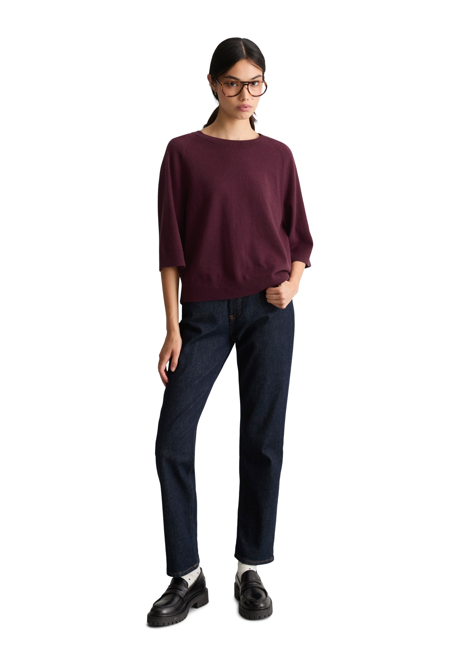 Marc O'Polo DENIM Strickpullover »aus Soft Cotton Stretch«