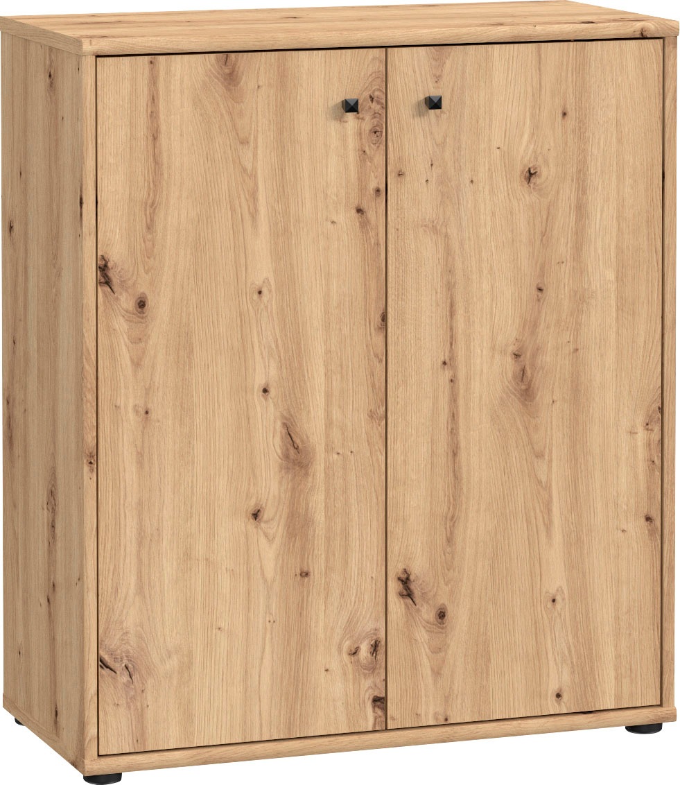 FORTE Kommode "Tempra, Kommode, 2 große Türen, Höhe 85,5 cm" Breite 73,7 cm günstig online kaufen