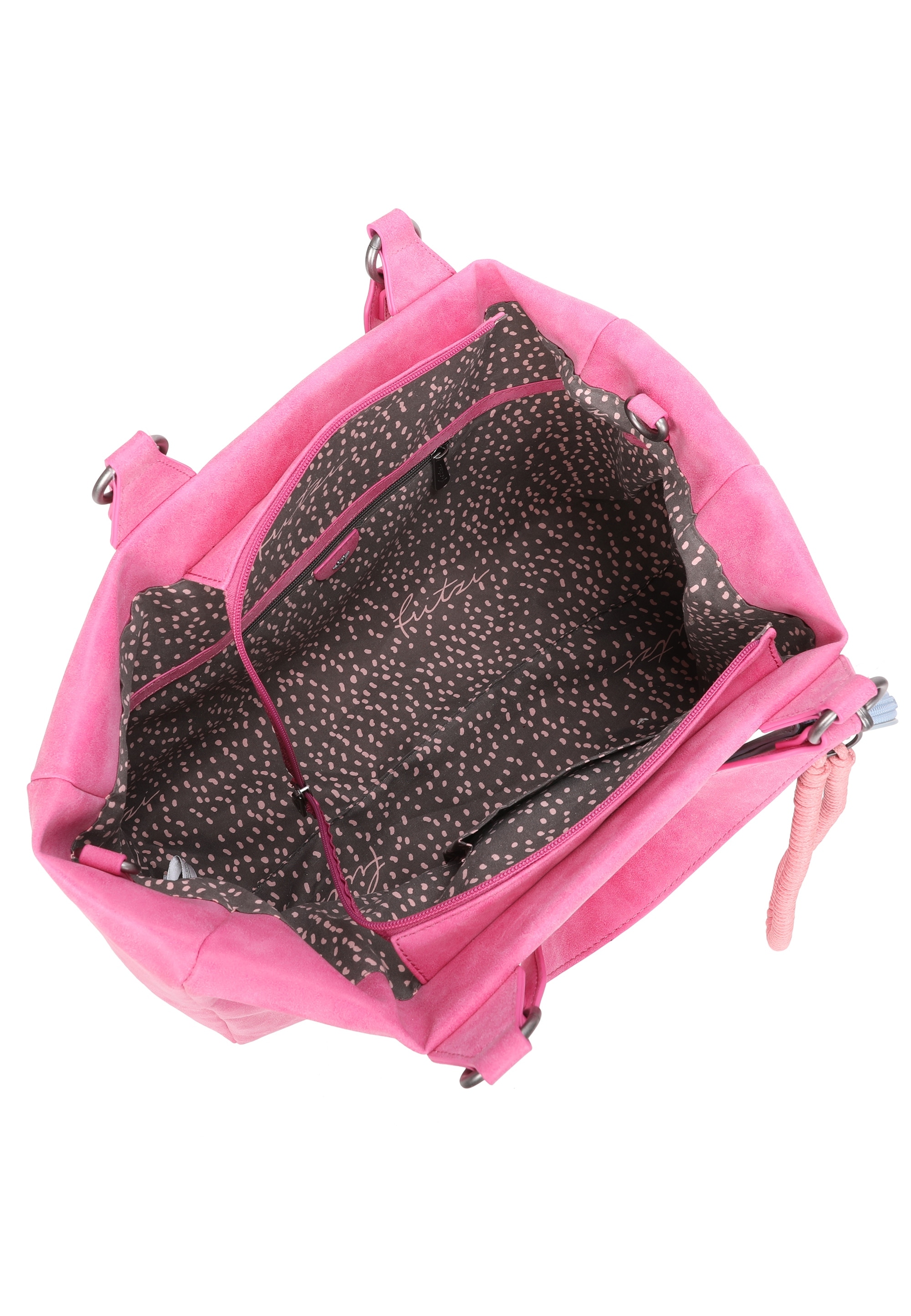 Fritzi aus Preußen Henkeltasche »Izzy Vintage«, mit Taschen-Anhänger und Schlüsselschlange