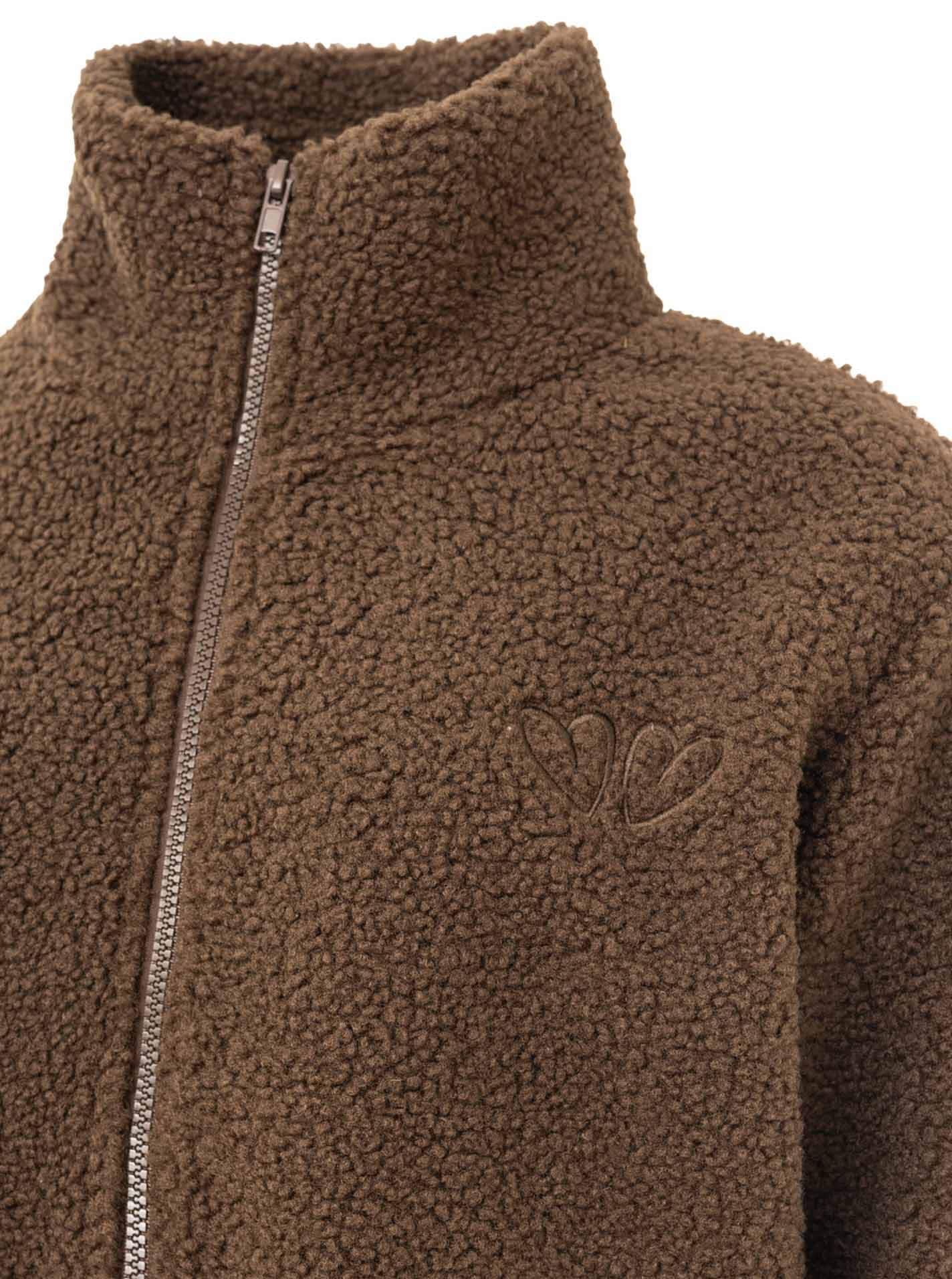 Zwillingsherz Sweatjacke »"Zip Jacke Stick"« Stehkragen, aufgesetzte Taschen, Herzen hinten und vorne