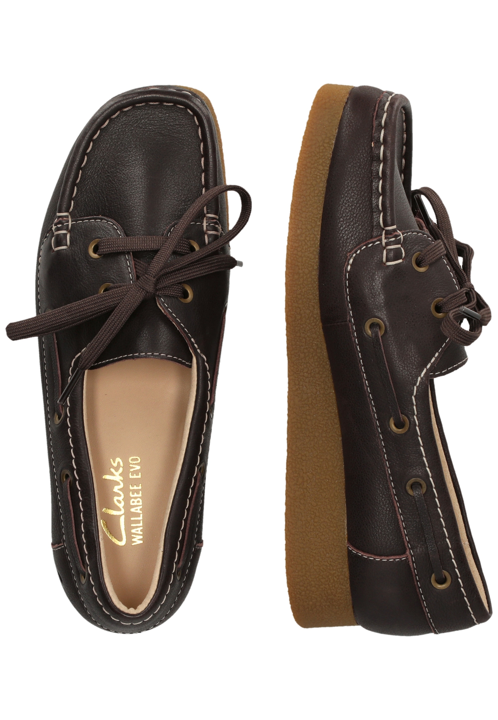 Clarks Bootsschuh »Wallabee EVO Sea«  mit angenehmer Sohle mit Krepp-Effekt