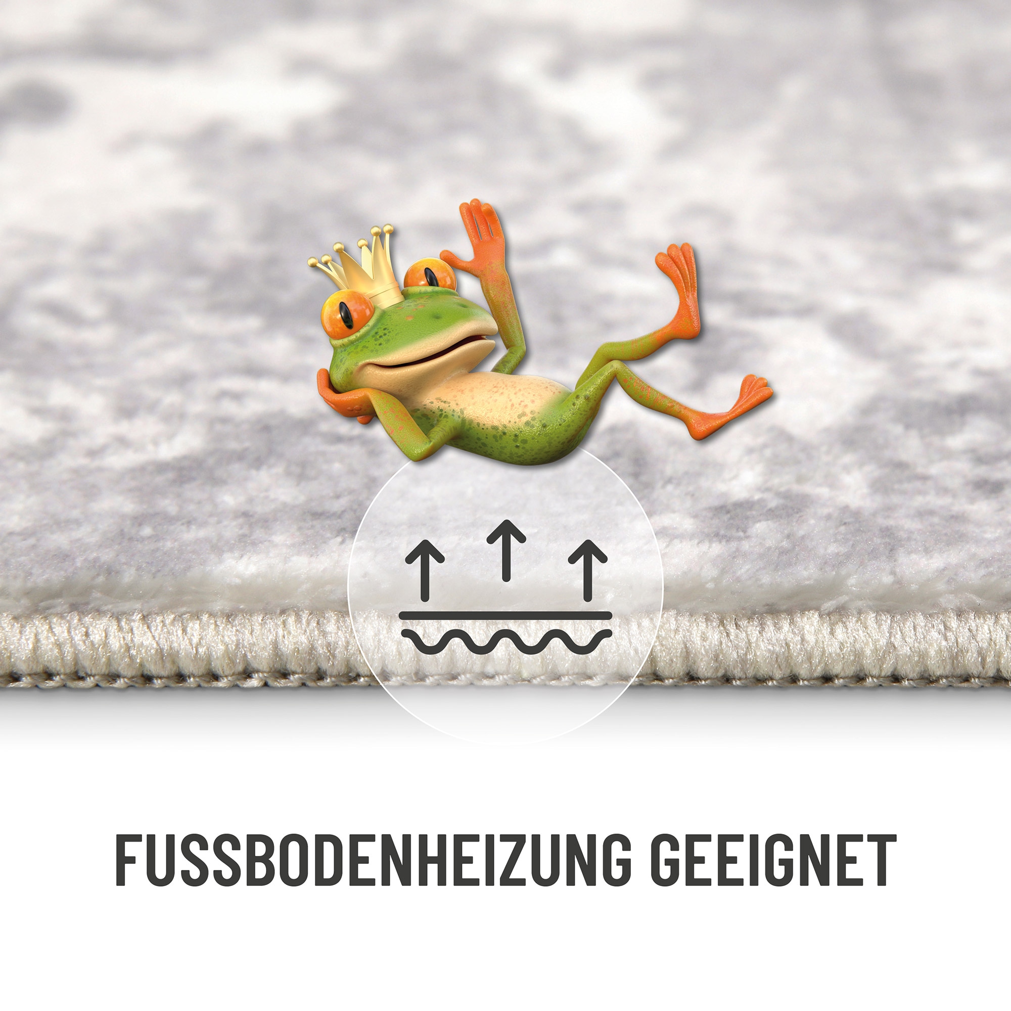 Wecon home Badematte »Samu«, Marmor Design, waschbar, rutschfest, schnell trocknend, Badteppich