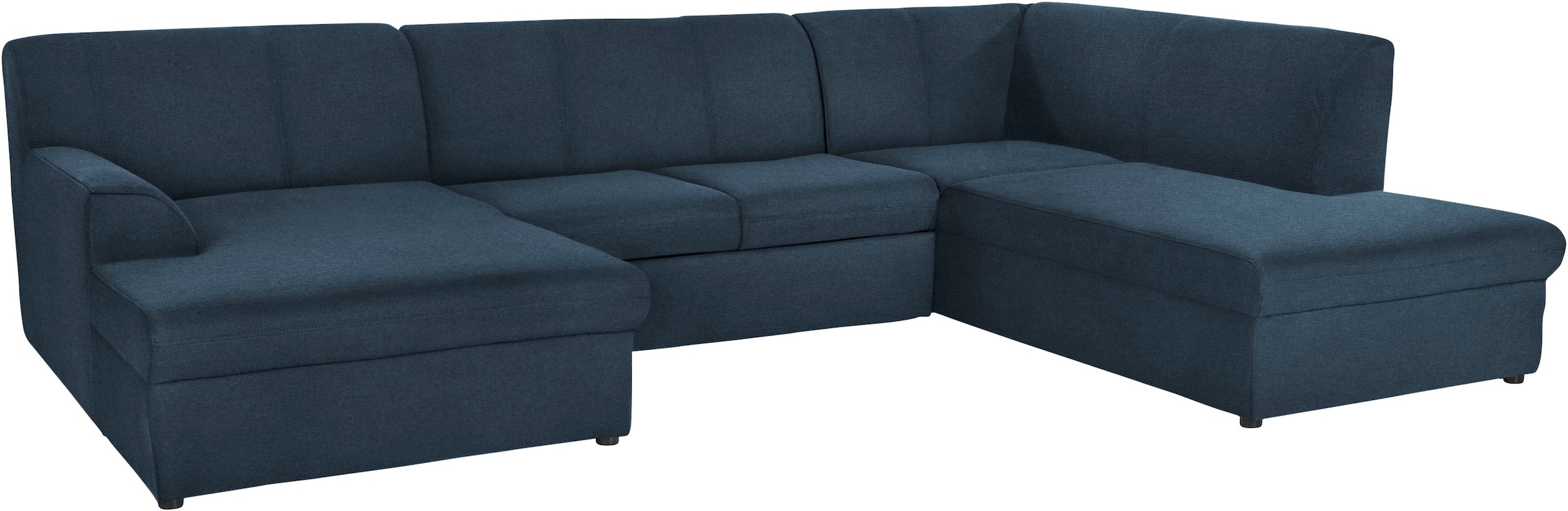DOMO collection Wohnlandschaft »Topper, elegant und zeitlos, komfortabel, U-Form« wahlweise mit Bettfunktion