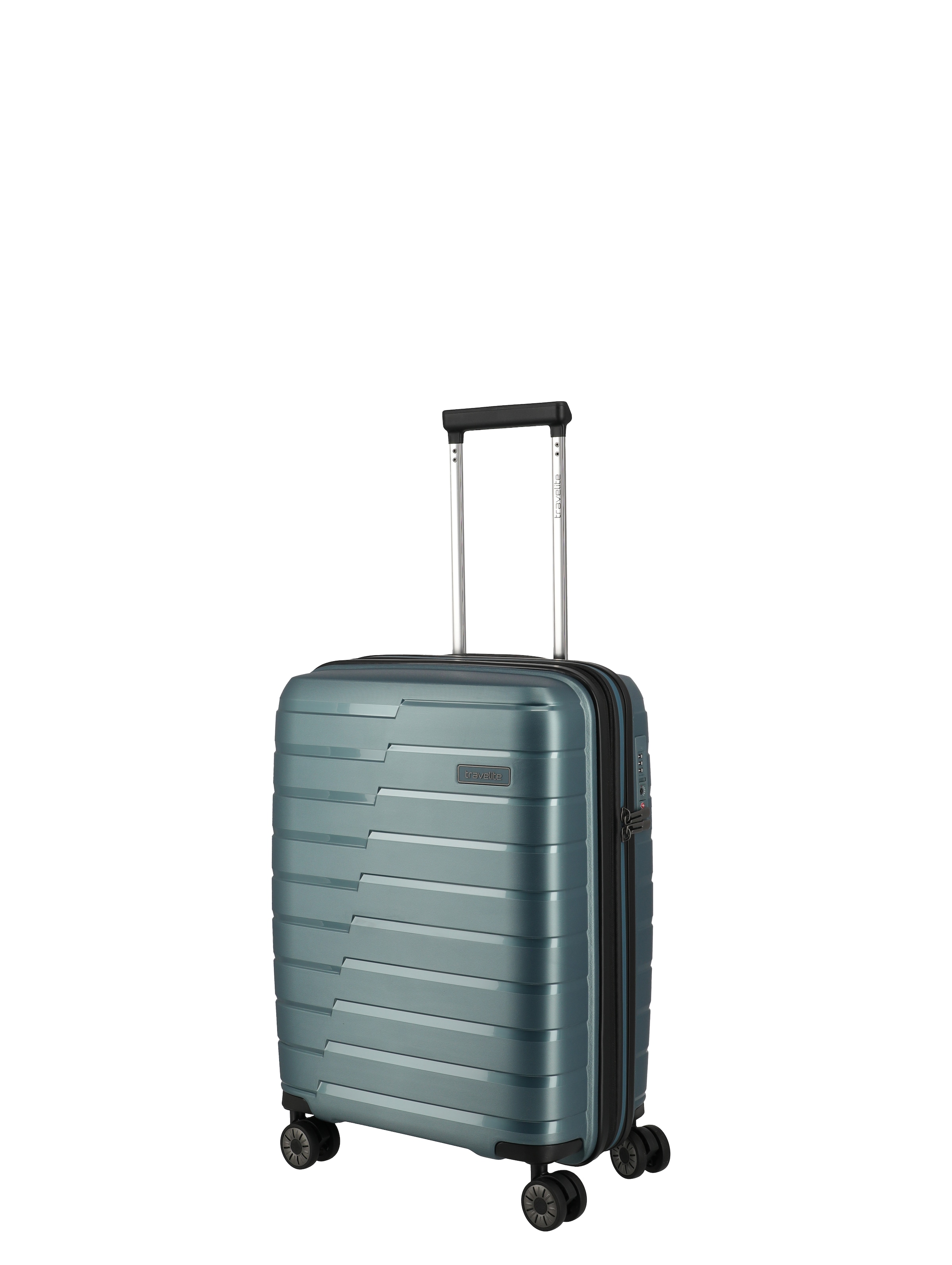 travelite "AIR BASE Reisekoffer Hartschale" 43 l 4 Rollen widerstandsfähiges Material und cleverer Innenaufteilung