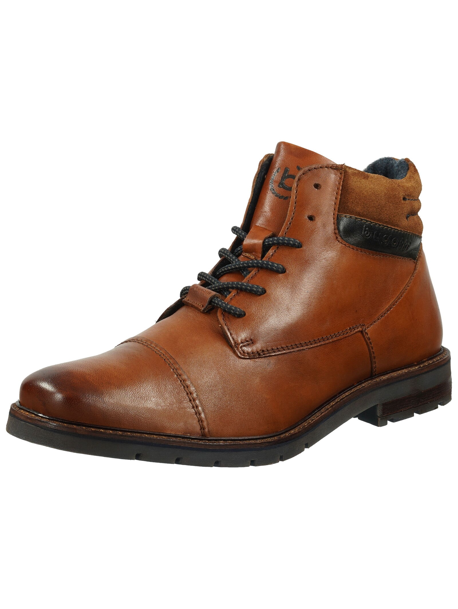 bugatti Schnürstiefelette "bugatti Stiefelette Leder" günstig online kaufen