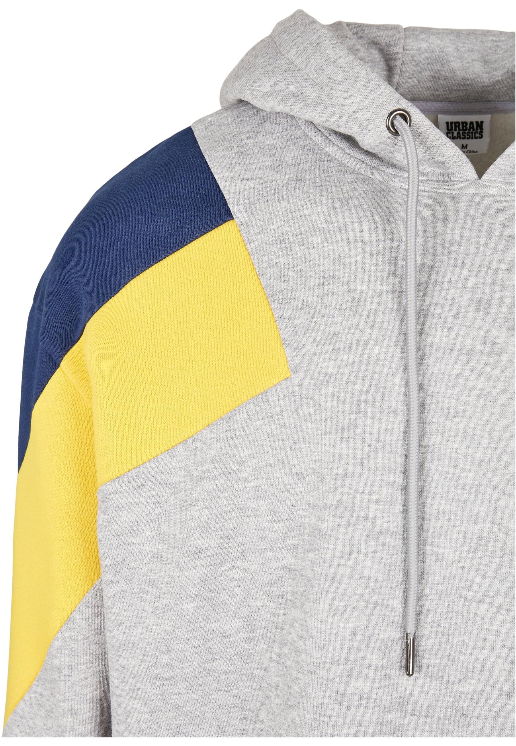 URBAN CLASSICS Sweatshirt »Urban Classics Herren Oversize 3-Tone Hoody«, (1 tlg.)
