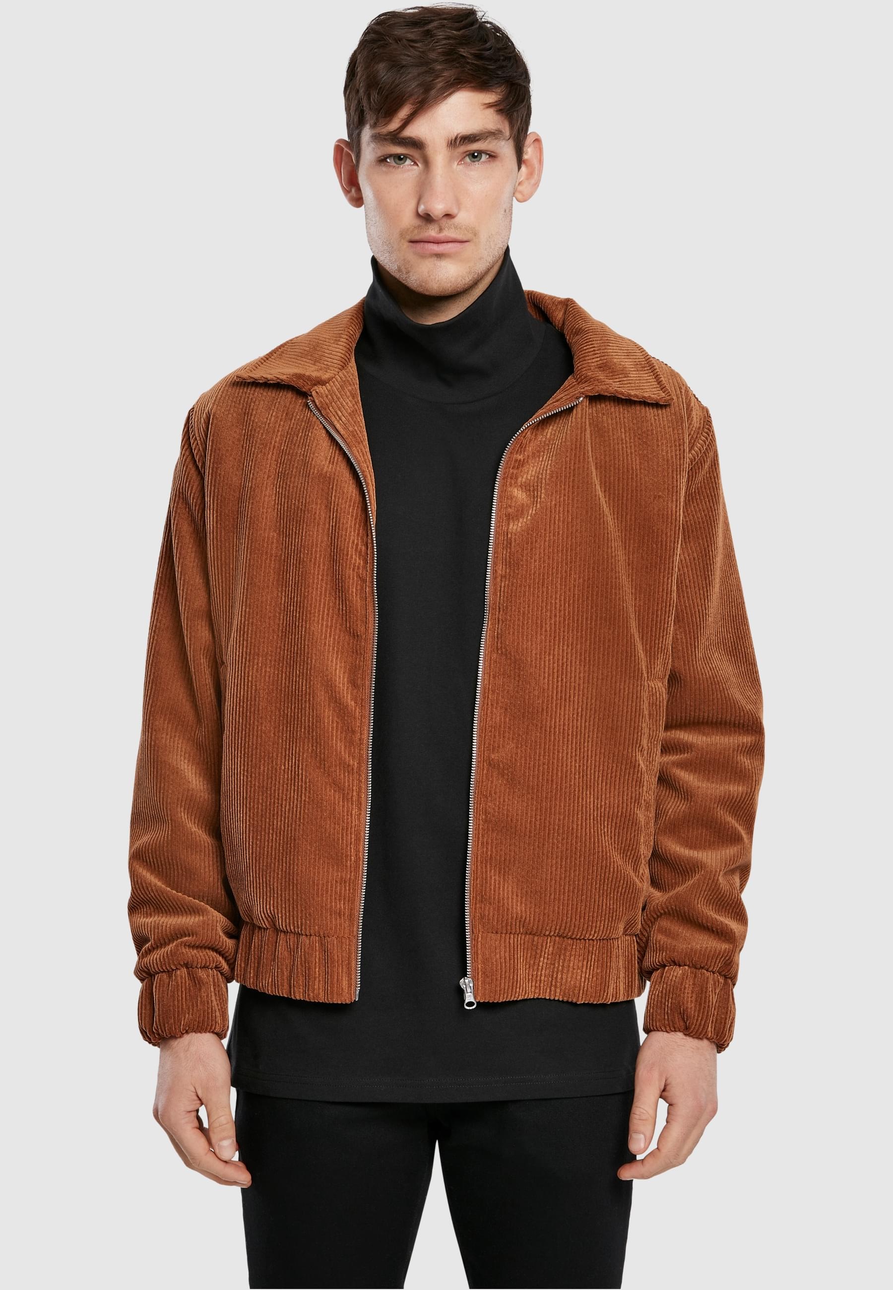 URBAN CLASSICS Outdoorjacke »Herren Boxy Corduroy Jacket«, (1 St.), ohne Kapuze