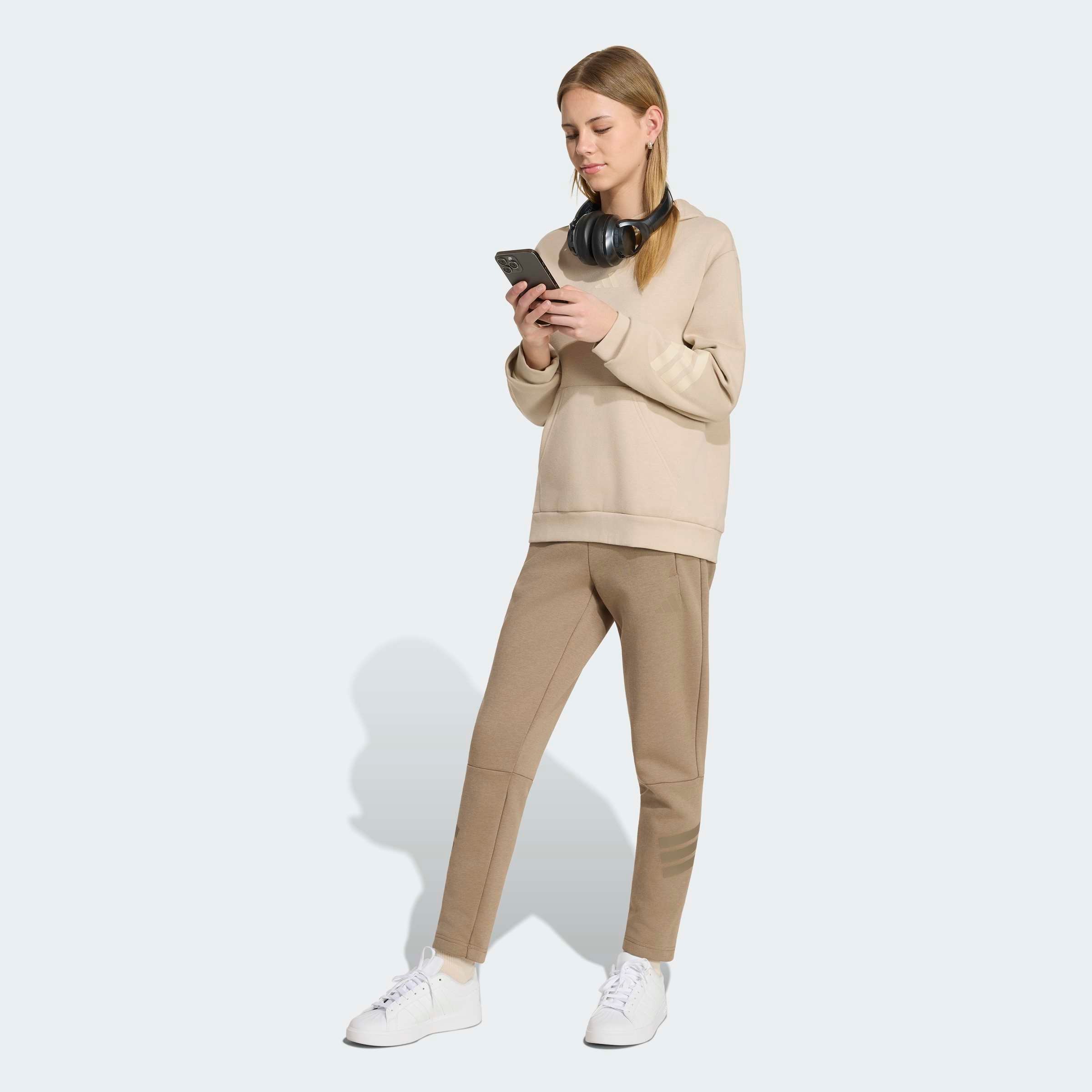 adidas Sportswear Kapuzensweatshirt »FUTURE ICONS 3-STREIFEN OVERSIZED HOODIE«
