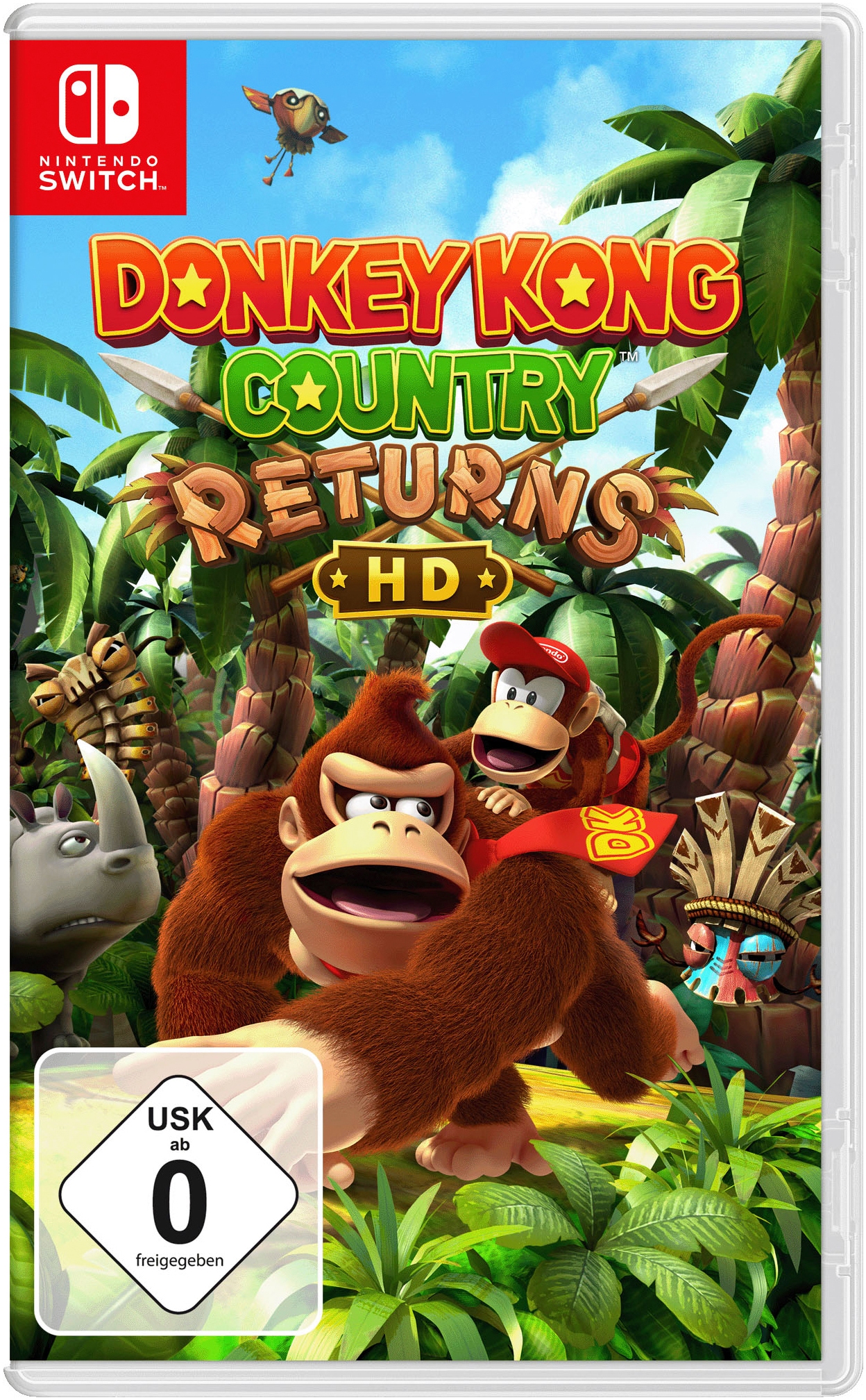 NINTENDO SWITCH Spielesoftware "Donkey Kong Country Returns HD", Nintendo Switchohne farbbezeichnung, Spielesoftware