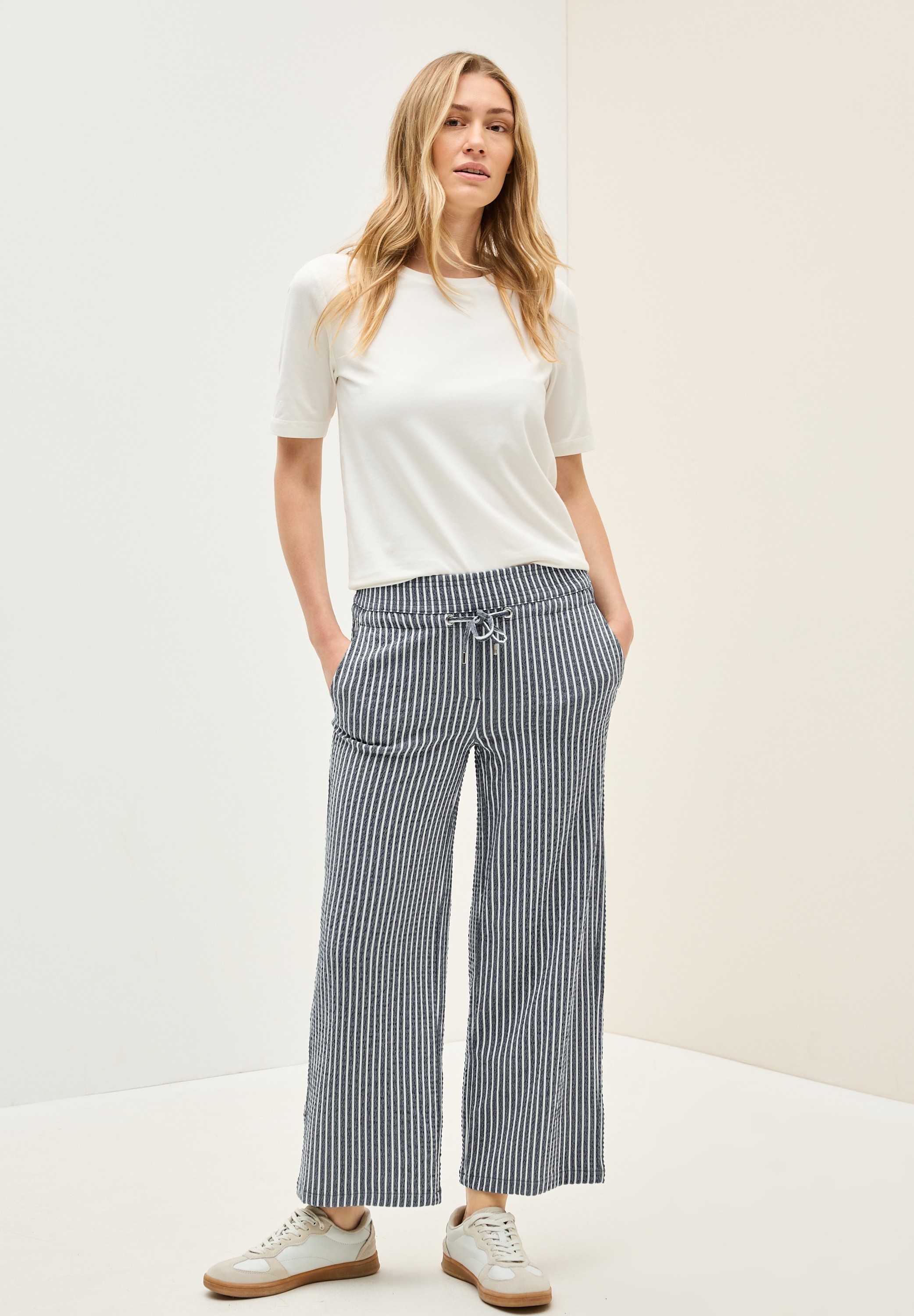 Cecil Stoffhose »Style Neele«, mit Streifen Muster