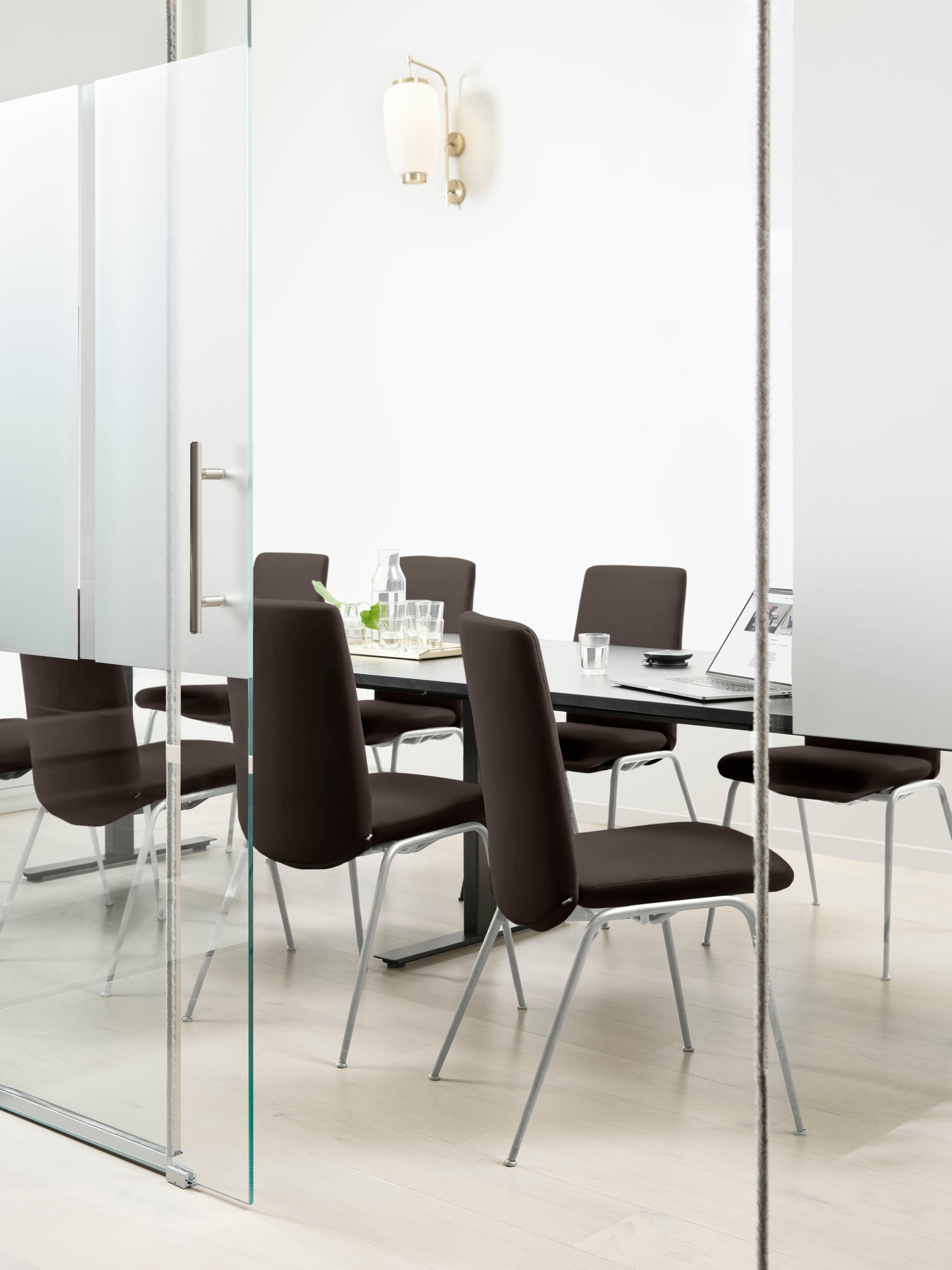Stressless® Polsterstuhl »Laurel«, Leder BATICK, Low Back, Größe L, mit Beinen aus Stahl in Chrom glänzend