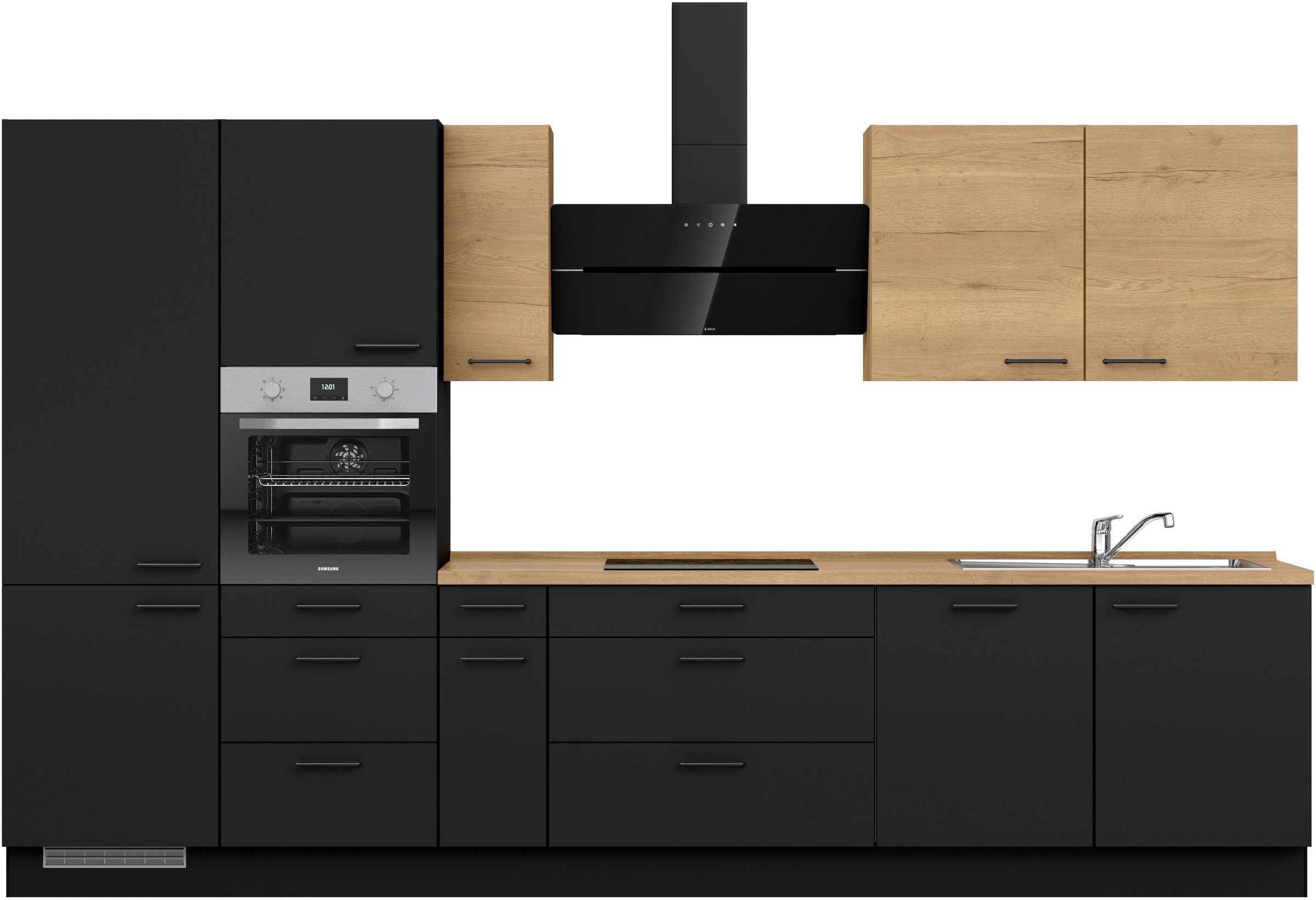 nobilia ""MIAMI", NEU: individuell anpassbar mit gratis Profi-Beratung" vormontiert, Breite 360 cm, Ausrichtung wählbar, wahlw. mit E-Geräten