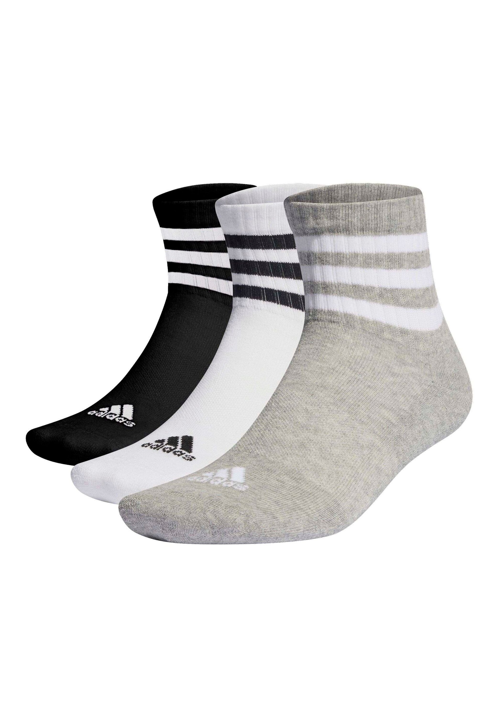 adidas Originals Kurzsocken "Socken 3-Stripes Cushioned Sportswear Mid-Cut günstig online kaufen