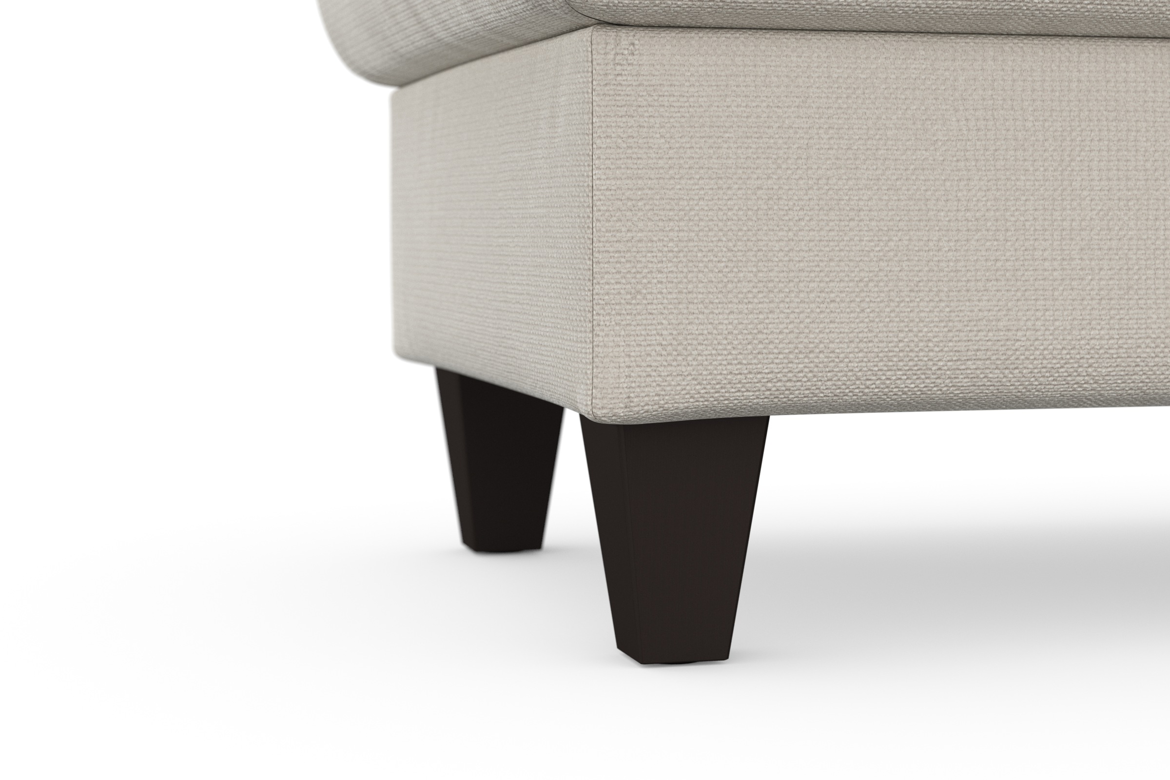 sit&more Stauraumhocker »Farö«, mit Stauraum und Federkern und wengefarbenen Füßen