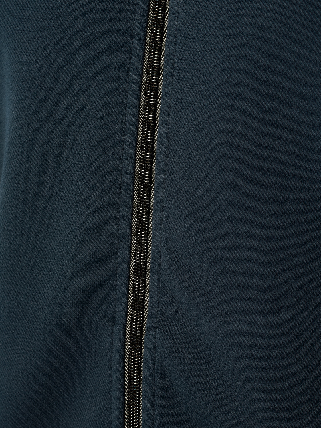 NO EXCESS Sweater »No Excess Weste mit Twill-Jacquard und Reißverschluss«
