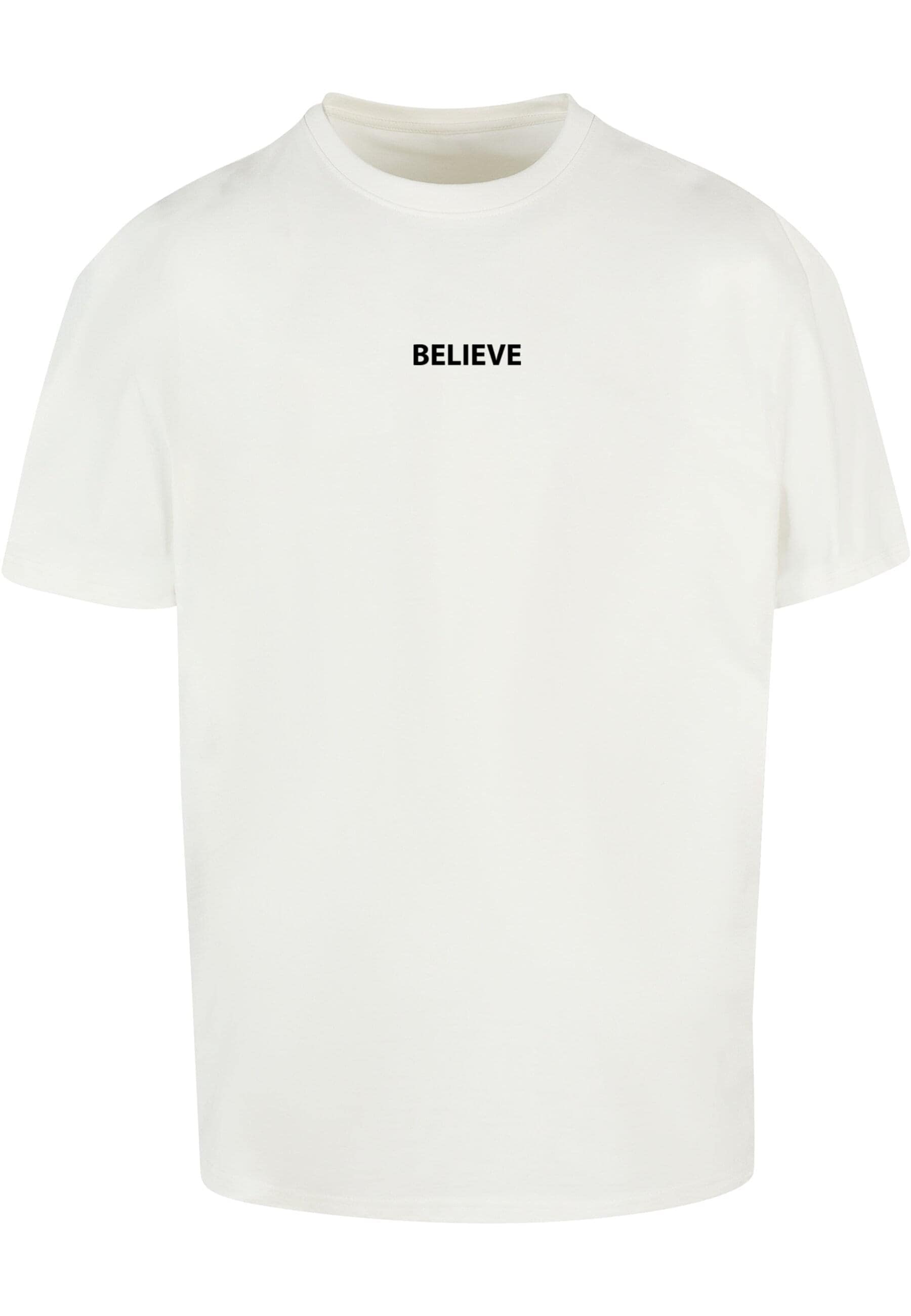Merchcode T-Shirt "Merchcode Herren Believe Front Heavy Oversized Tee" 1 St günstig online kaufen