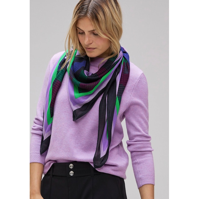 STREET ONE Halstuch, mit einem mehrfarbigen Muster für bestellen | BAUR