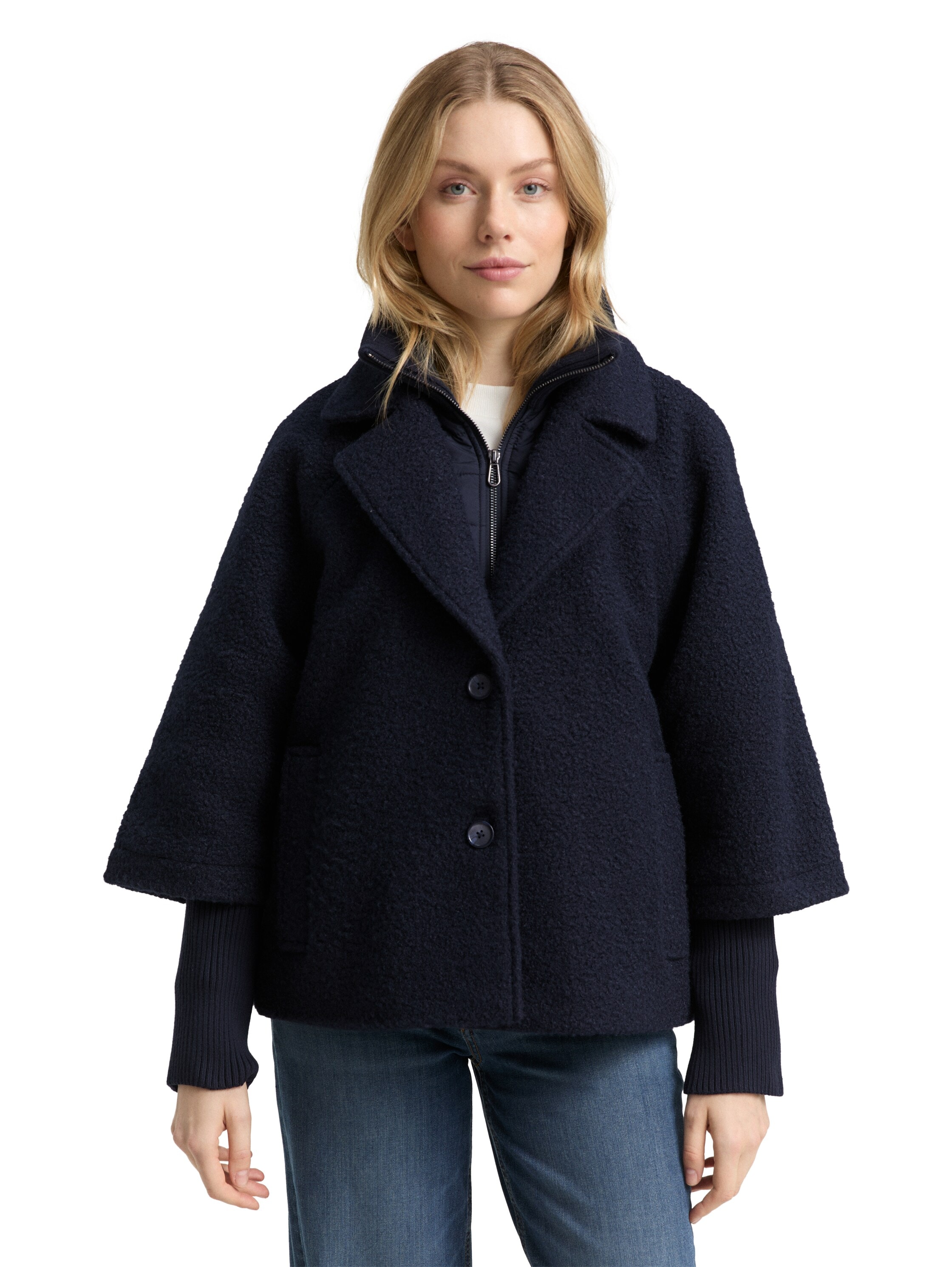TOM TAILOR Outdoorjacke, im 2-in-1-Look günstig online kaufen
