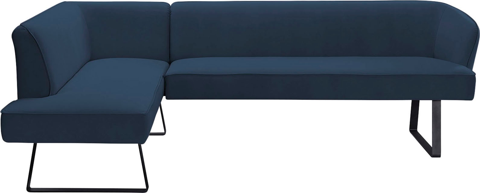 exxpo - sofa fashion Eckbank "Americano", mit Keder und Metallfüßen, Bezug günstig online kaufen