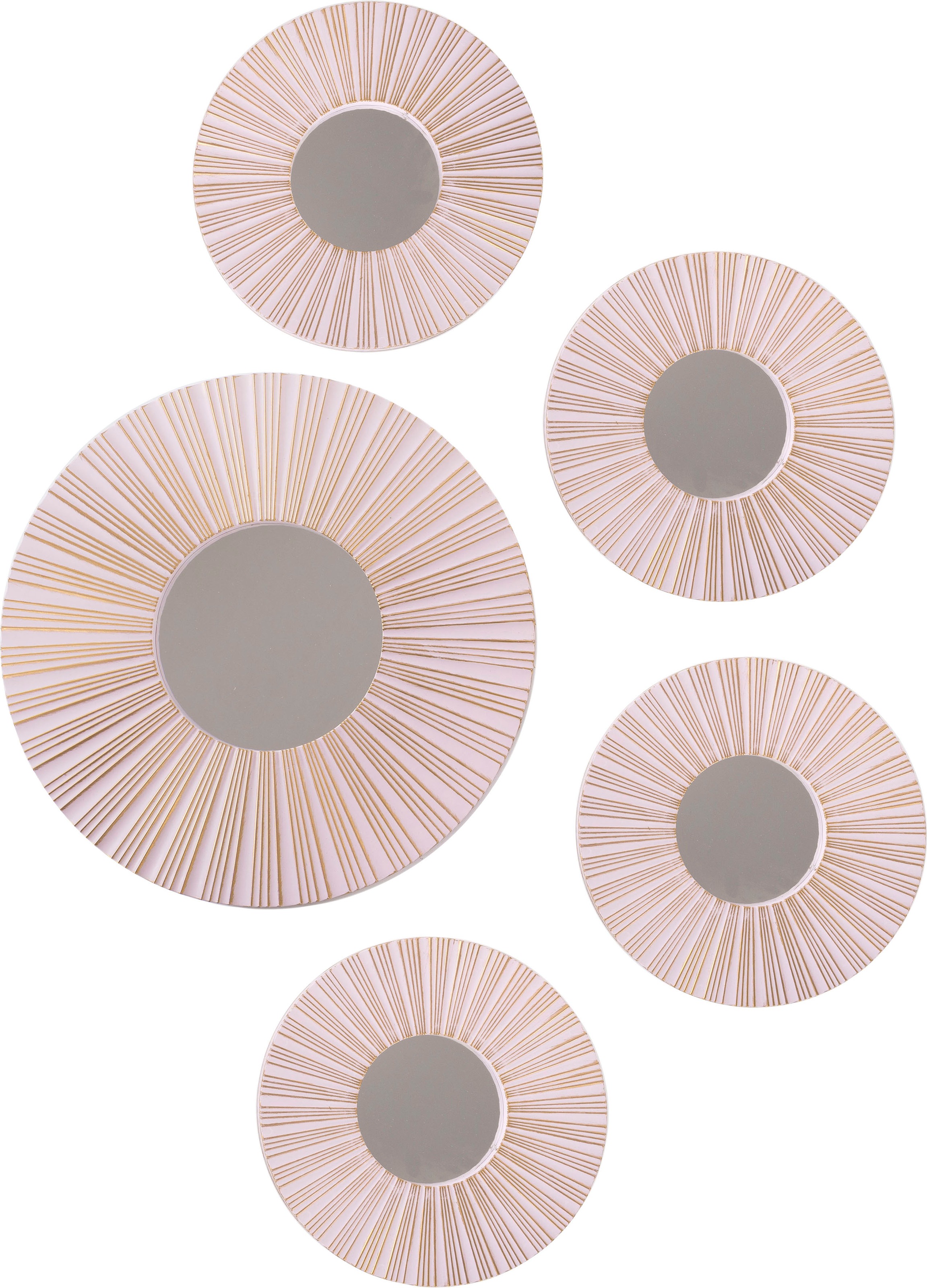 Myflair Möbel & Accessoires Dekospiegel "5tlg.Wanddekoset" Wandspiegel, Wan günstig online kaufen