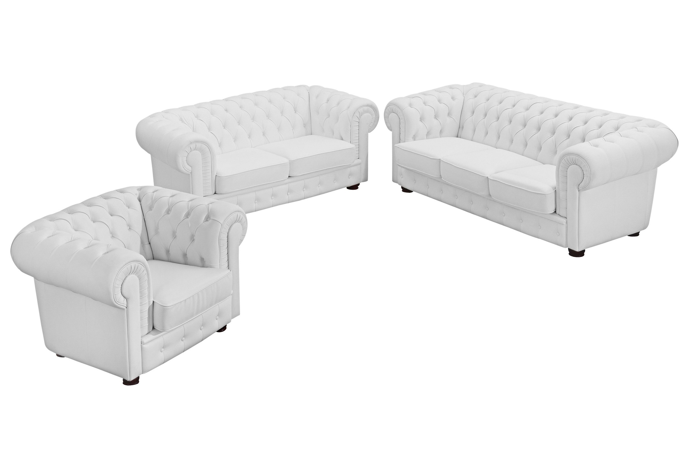 Max Winzer® Chesterfield-Sofa »Windsor klassisch, modern und Retro Sofa, hoher Sitzkomfort,«, mit edler Knopfheftung, 2-Sitzer oder 3-Sitzer