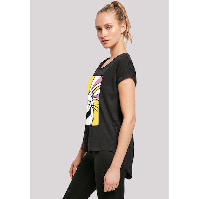 F4NT4STIC Kurzarmshirt »Damen Looney Tunes Bugs Bunny Laughing with Ladies  Long Slub Tee«, (1 tlg.) für kaufen | BAUR