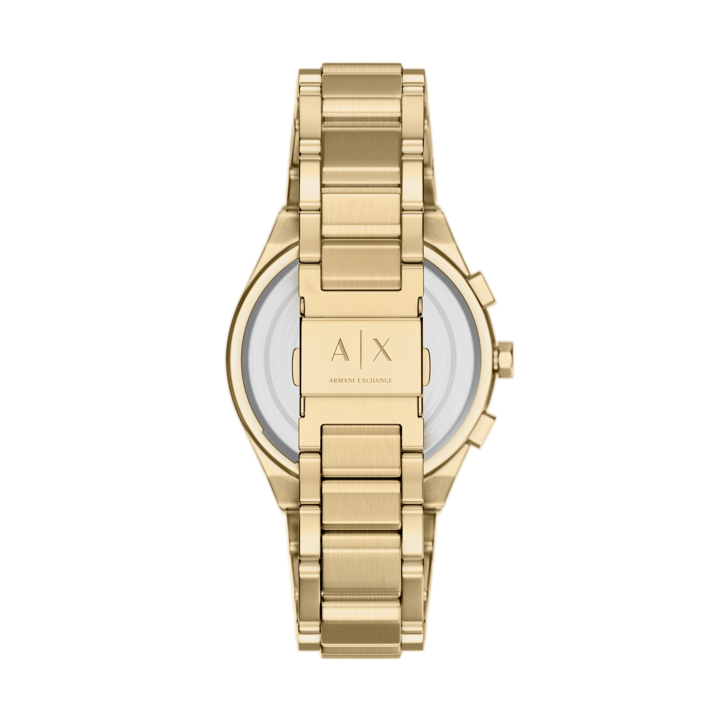 ARMANI EXCHANGE Chronograph »SYNC« Quarzuhr, Armbanduhr, Edelstahlarmband, analog, Tag, Stoppfunktion