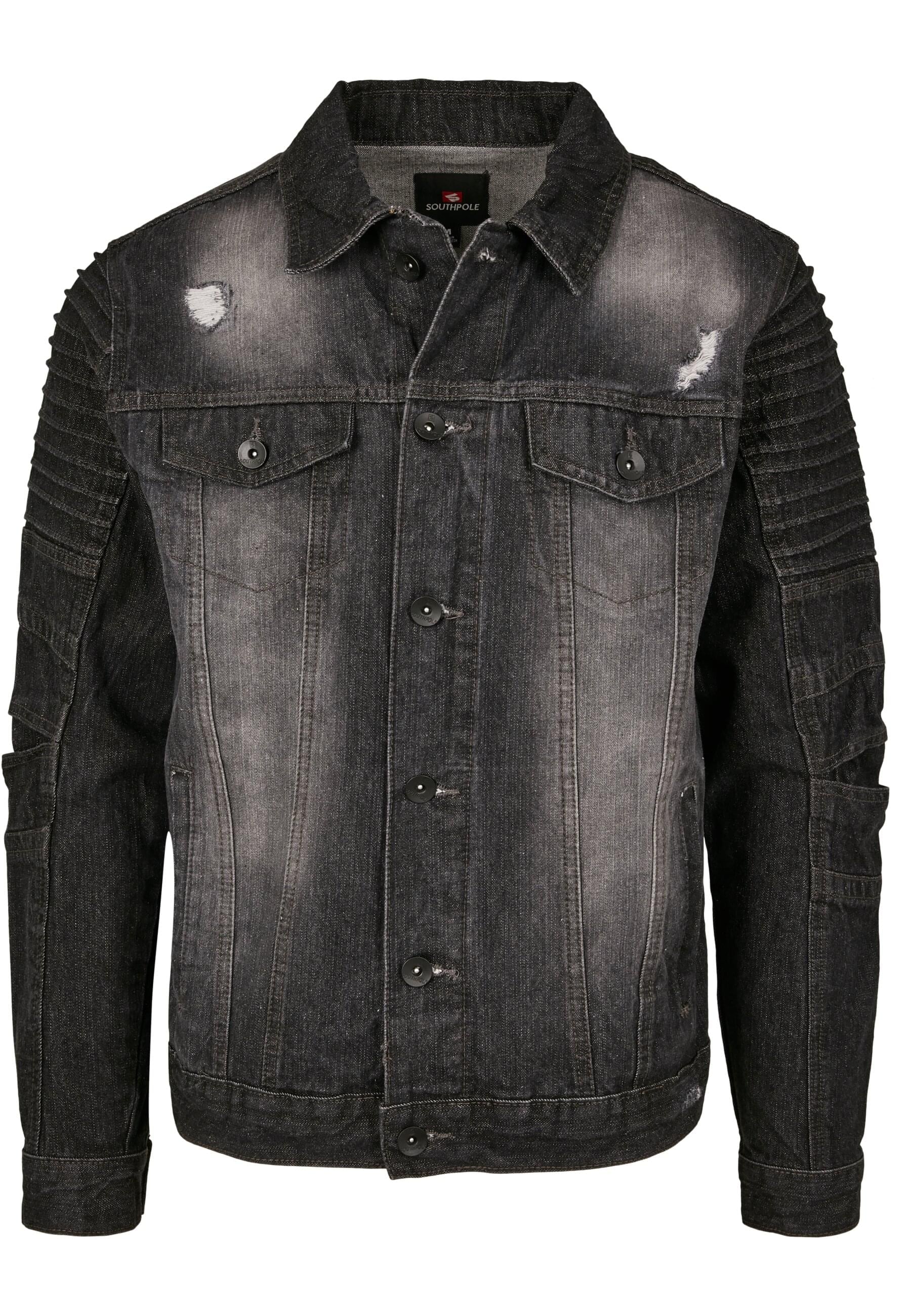 Southpole Allwetterjacke "Southpole Herren Biker Trucker Jacket", (1 St.), günstig online kaufen