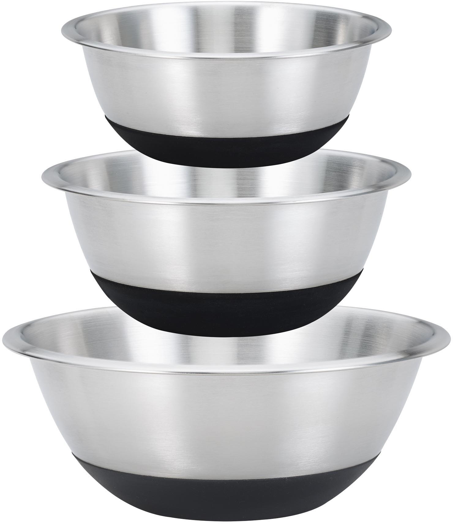 KING Schüssel "Black Steel", silber, Schüsseln, für den täglichen Gebrauch