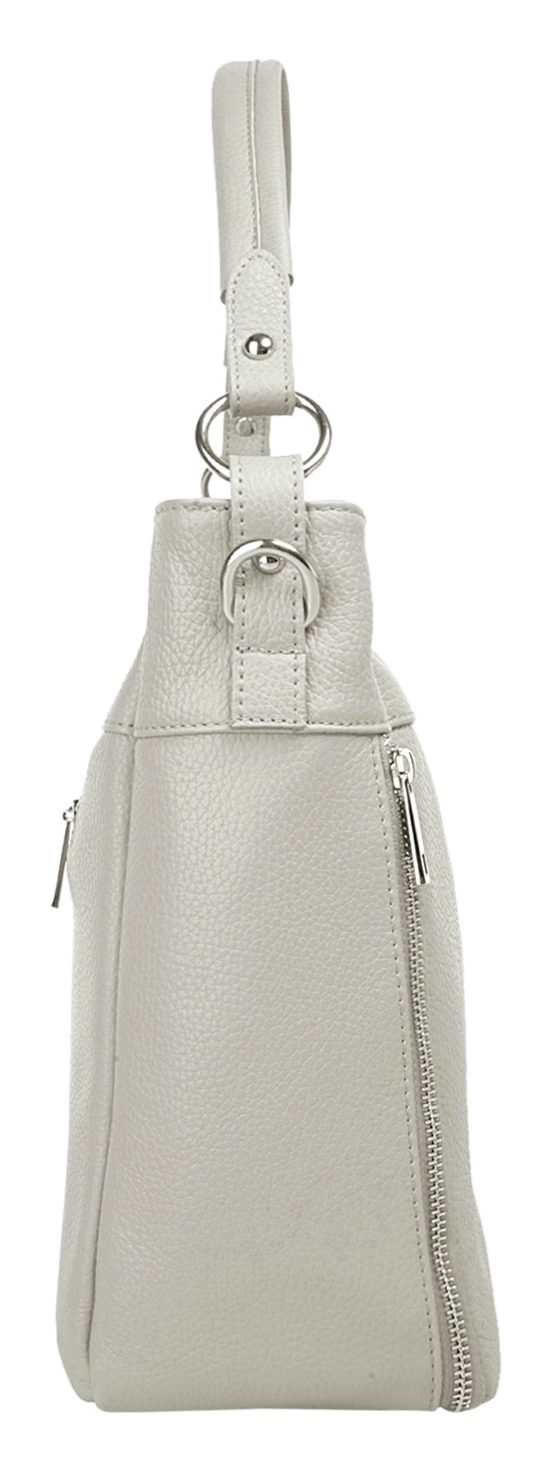 Cluty Henkeltasche, echt Leder, Made in Italy