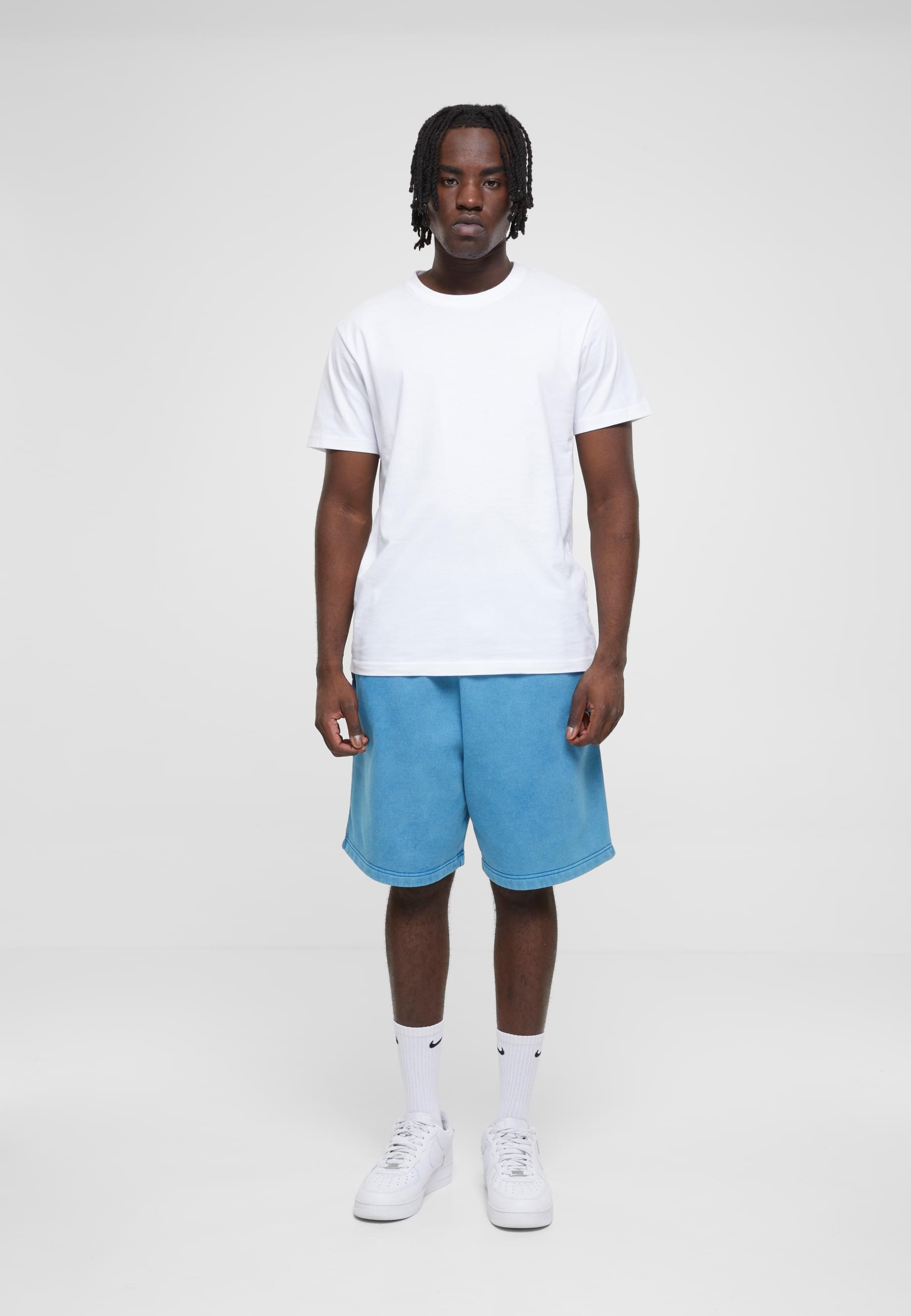 URBAN CLASSICS Sweatshorts »Urban Classics Herren Heavy Stone Washed Sweat Shorts«, (1 tlg.)