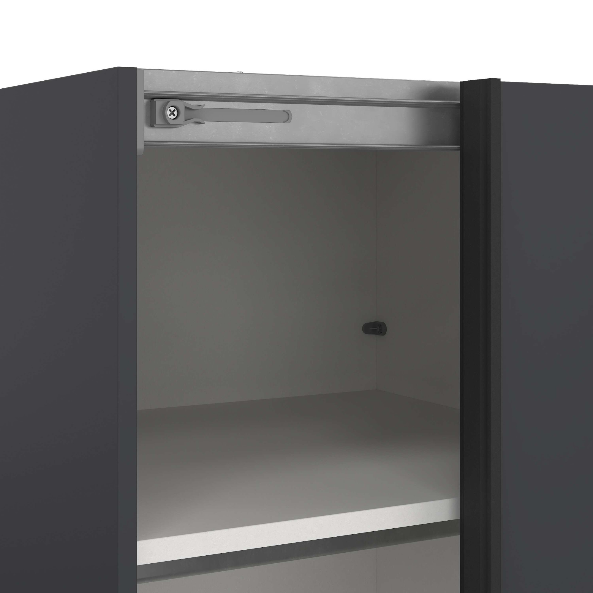 Home affaire Schwebetürenschrank »Como, Kleiderschrank, Schlafzimmerschrank« Schwebetüren, Kleiderstange, Einlegeboden (Breite 118,5/178,5/244 cm)