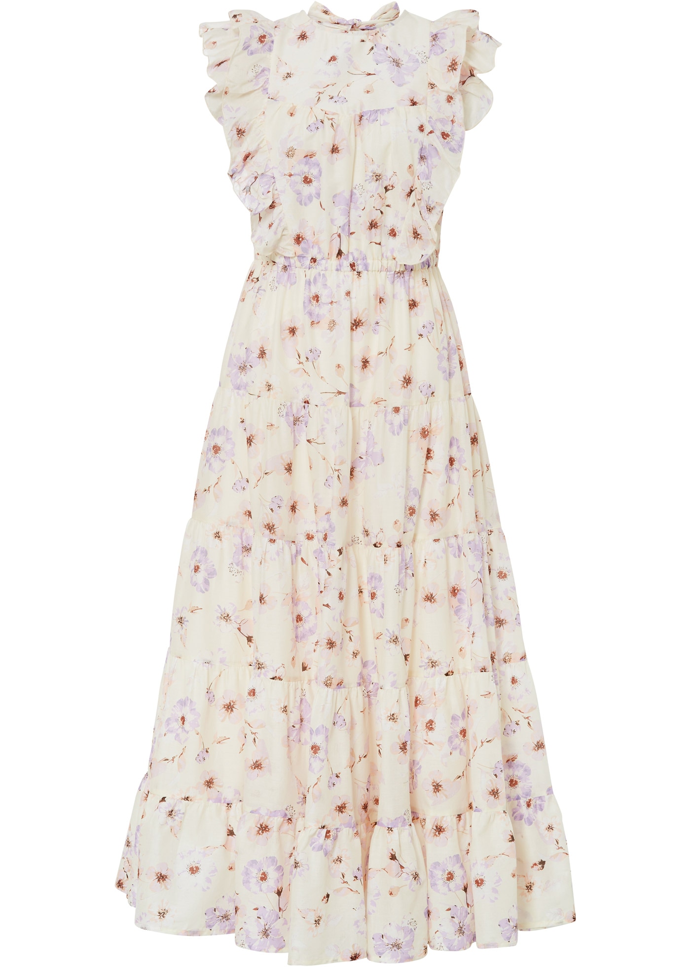 bonprix Maxikleid Maxikleid aus reiner Baumwolle