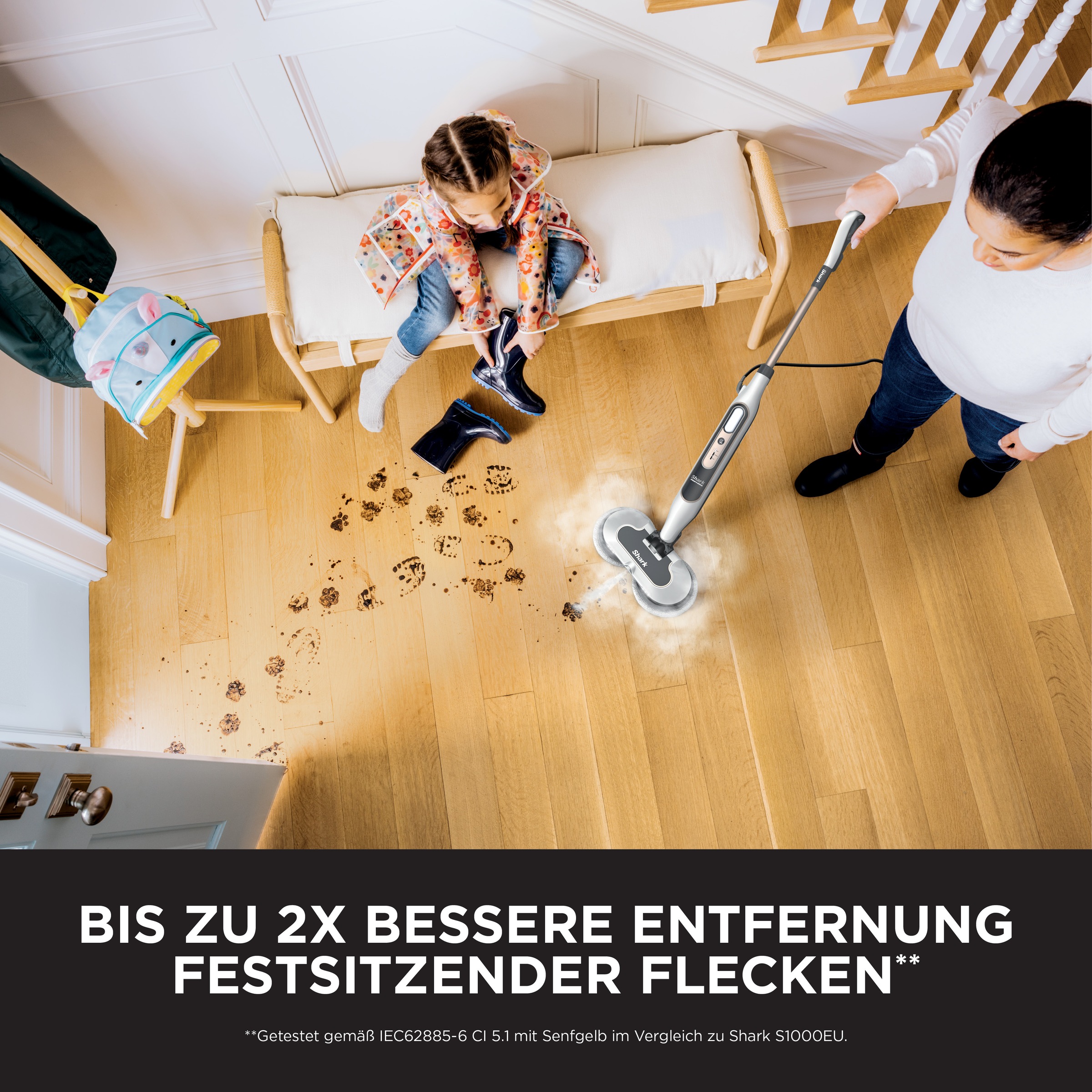 Shark Dampfreiniger "Shark Steam & Scrub mit Steam Blaster Technologie S820 günstig online kaufen