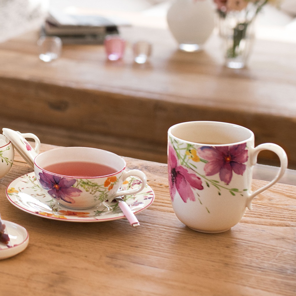 Villeroy & Boch Becher "Becher mit Henkel Mariefleur Tea 430 ml bunt" günstig online kaufen